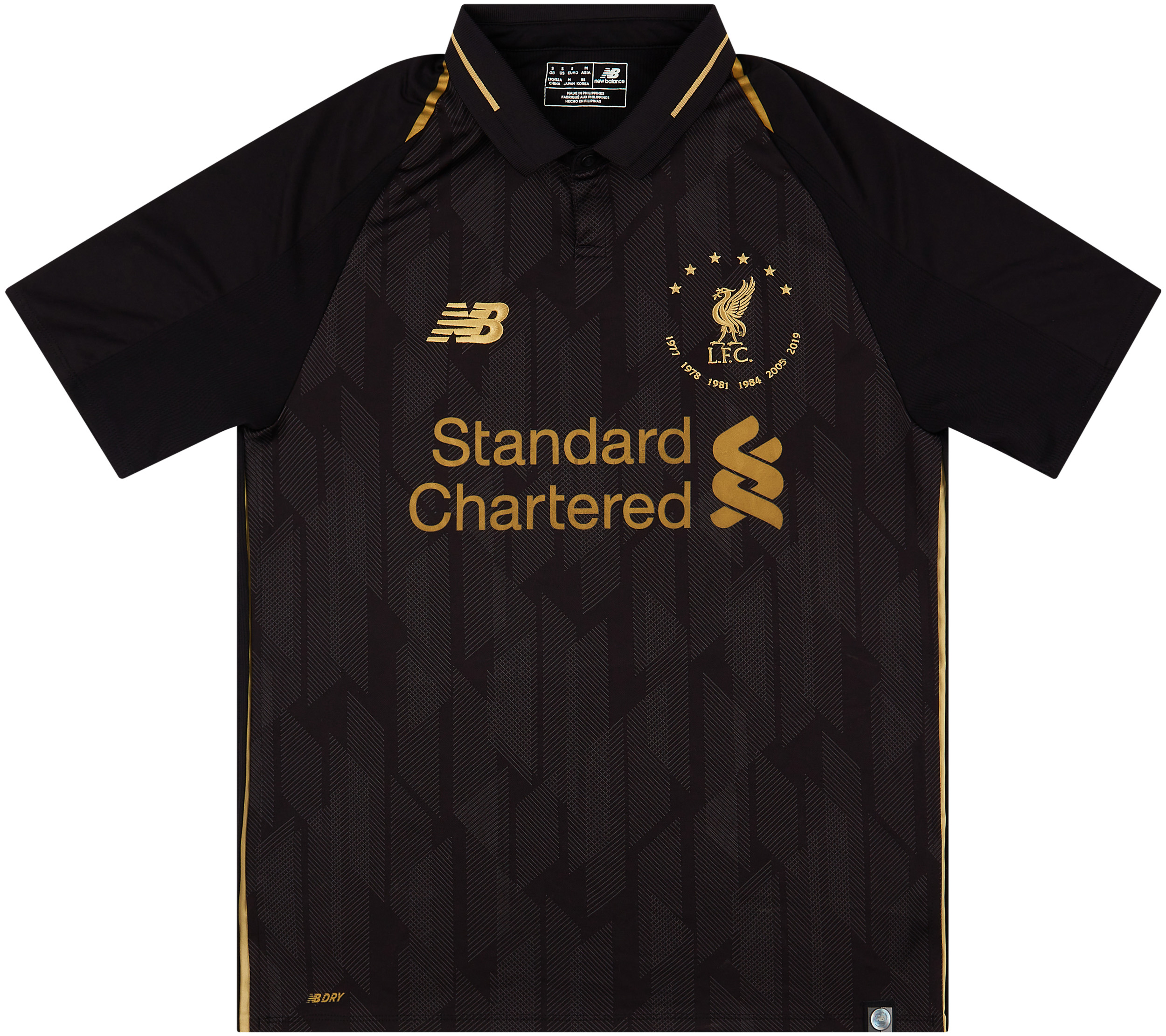 2019-20 Liverpool 6 Times Blackout Shirt - 8/10 - ()