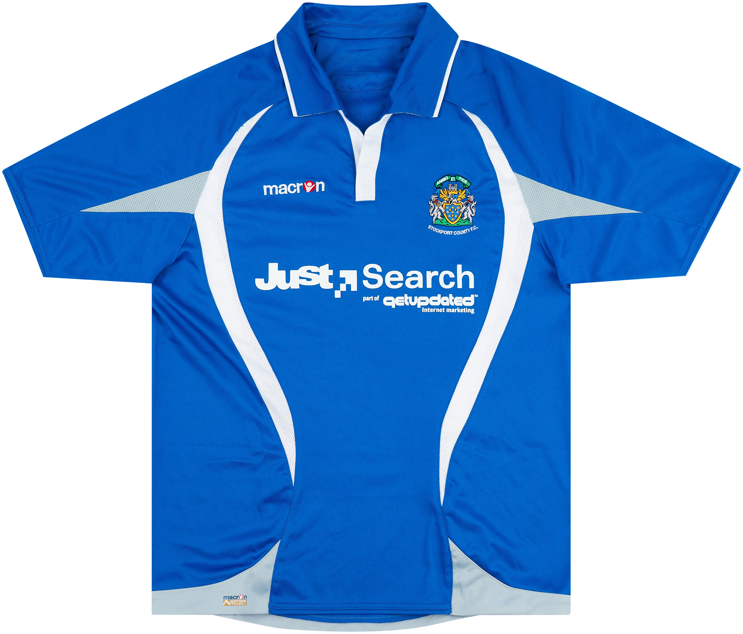 Stockport County Away football shirt 2009 2010.