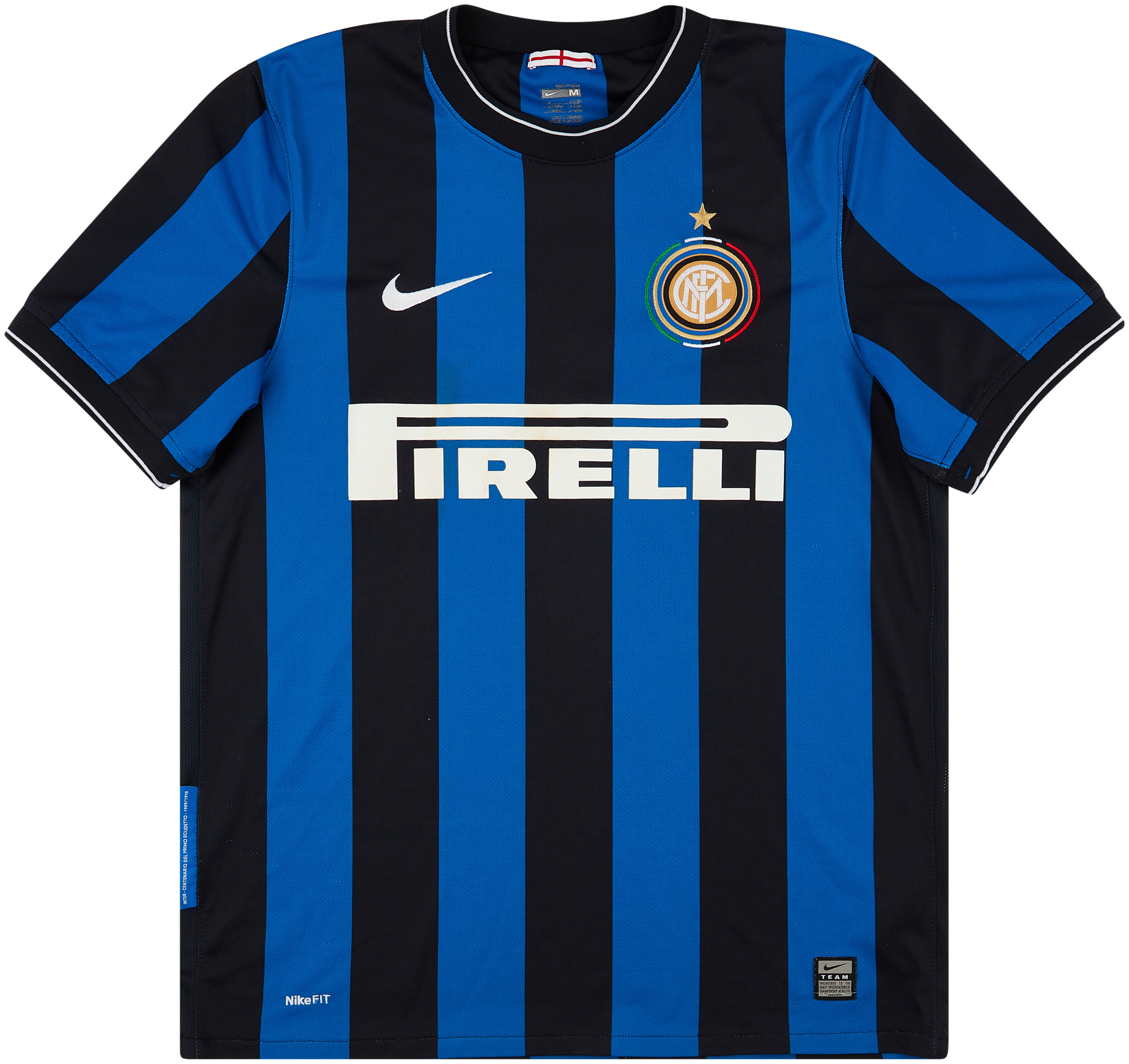 2009-10 Inter Milan Home Shirt - Excellent 8/10 - (M)