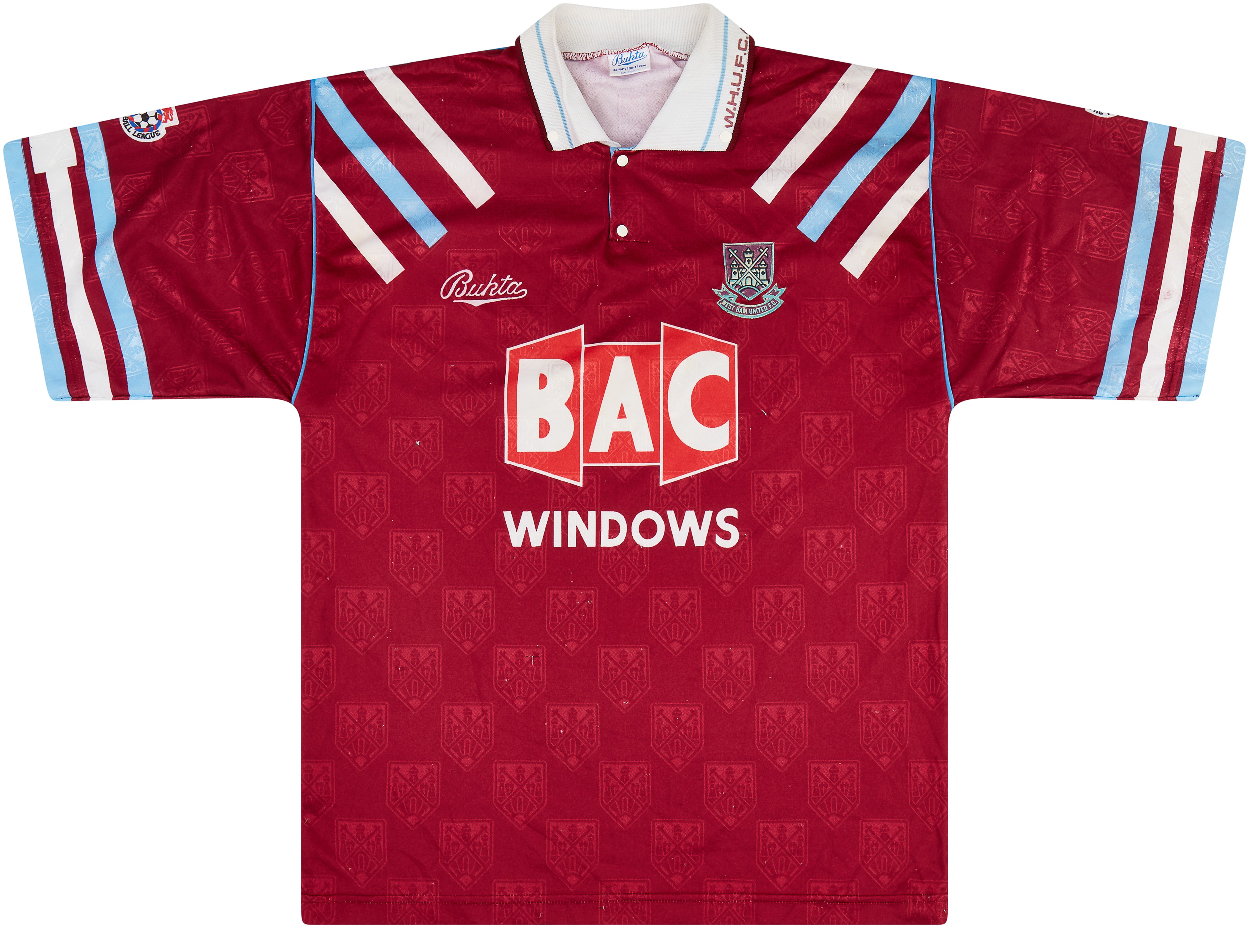 1991-92 West Ham United Home Shirt - 8/10 - ()