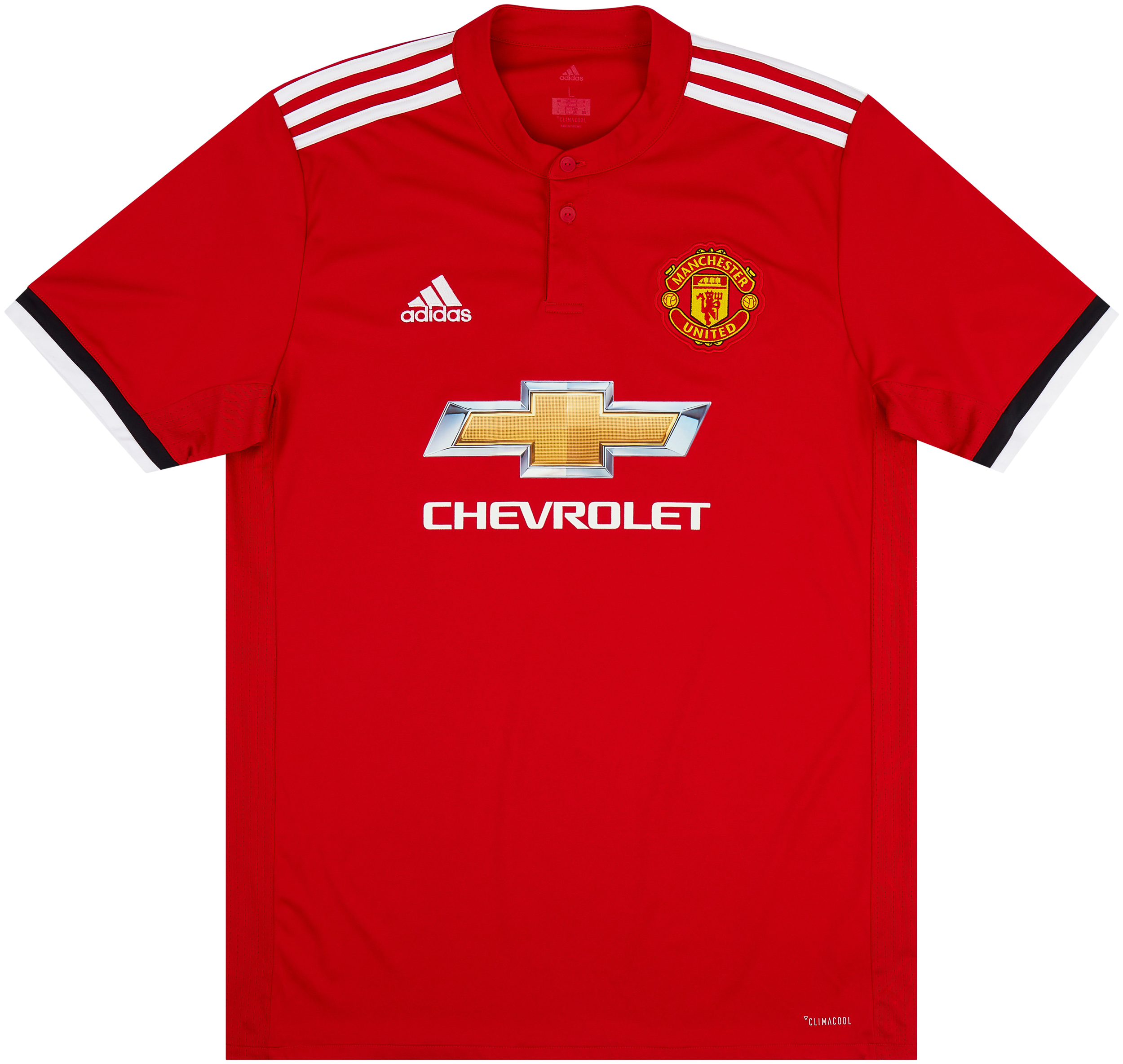 2017-18 Manchester United Home Shirt - Mint 10/10 - (L) 