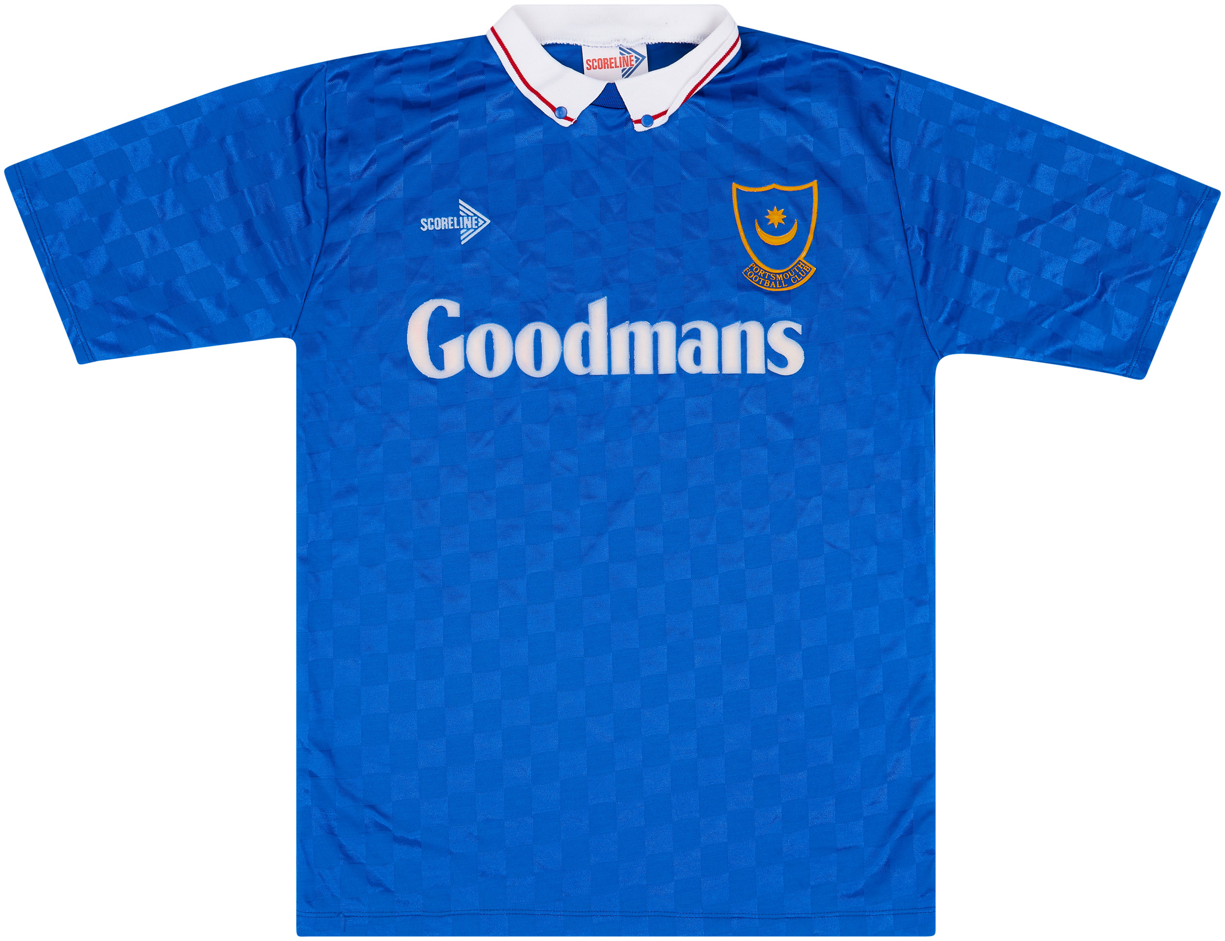 1989-91 Portsmouth Home Shirt - Excellent 9/10 - (M)