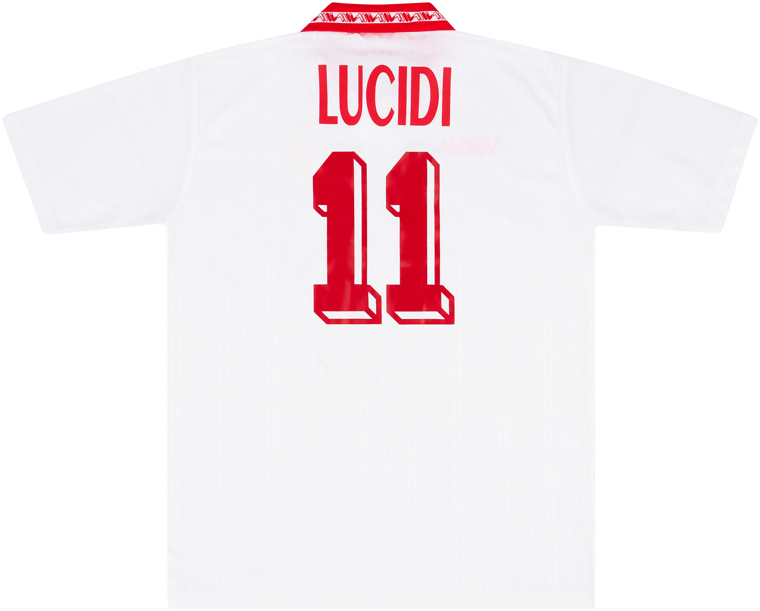 1995-96 Ancona Away Shirt Lucidi #11 - 8/10 - ()