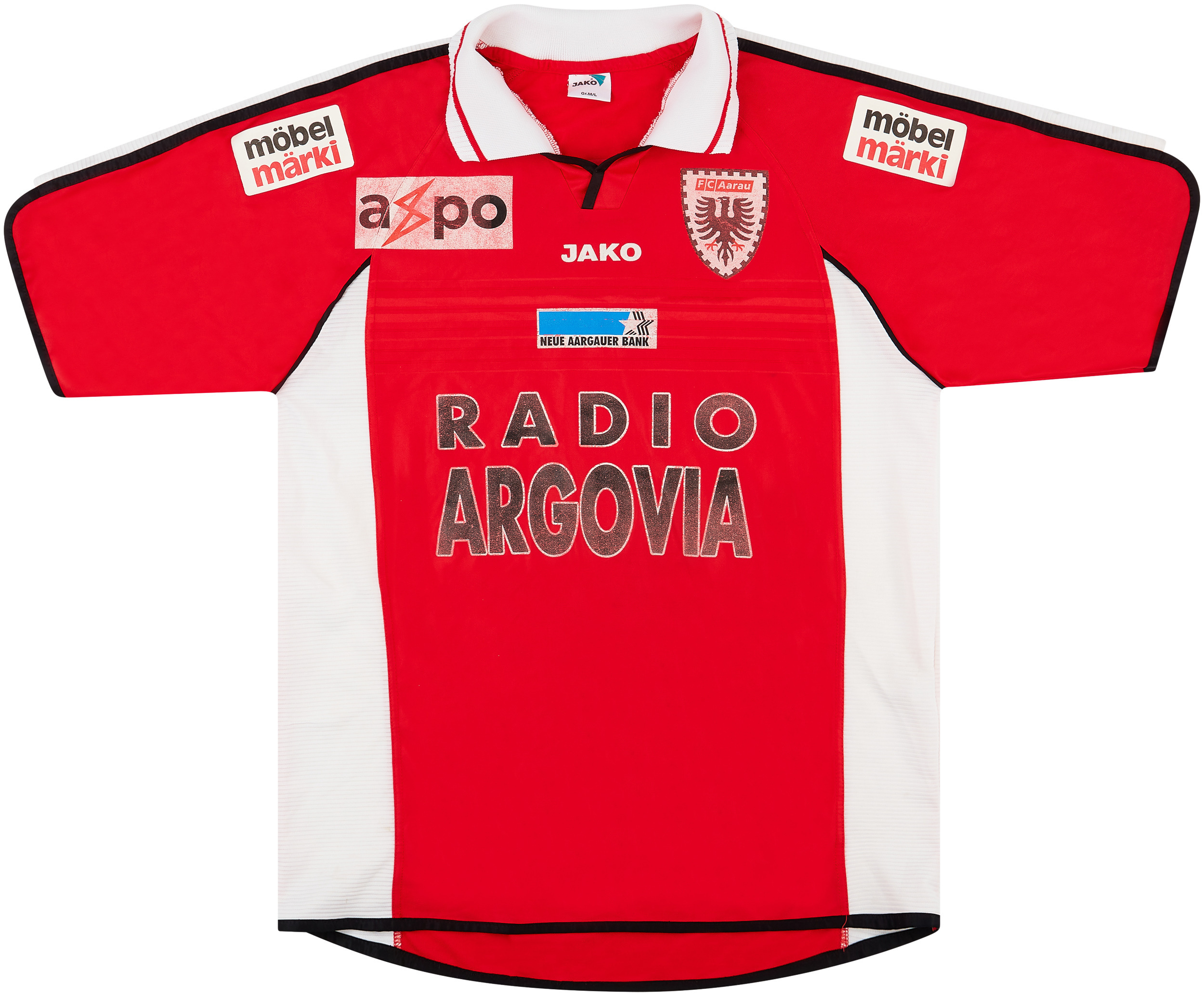 2002-03 FC Aarau Home Shirt - 5/10 - (/)