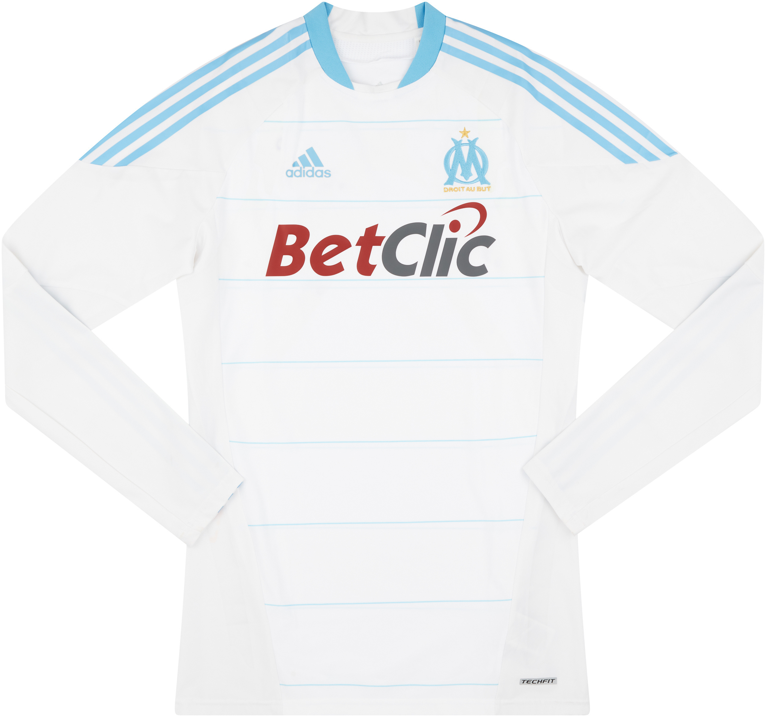 2010-11 Olympique Marseille Player Issue TechFit Home Shirt - 6/10 - ()