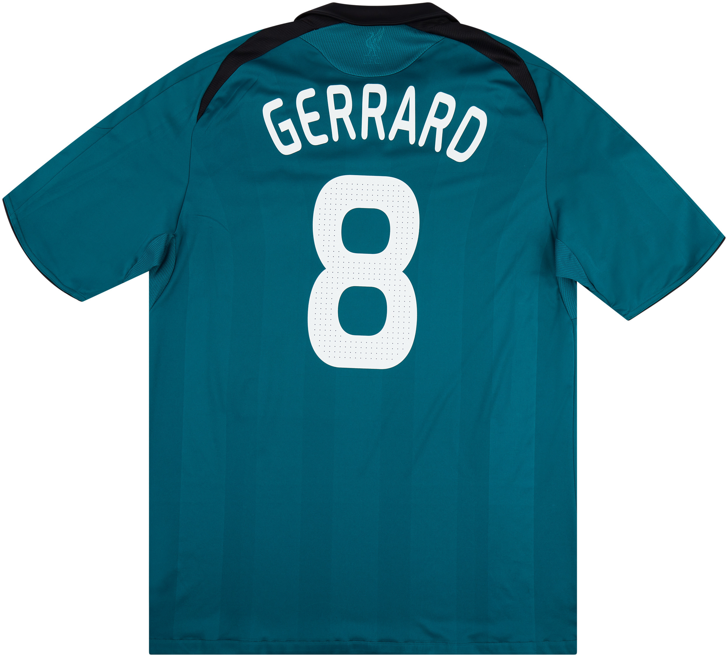 2008-09 Liverpool Third Shirt Gerrard #8 - Excellent 8/10 - (XL)