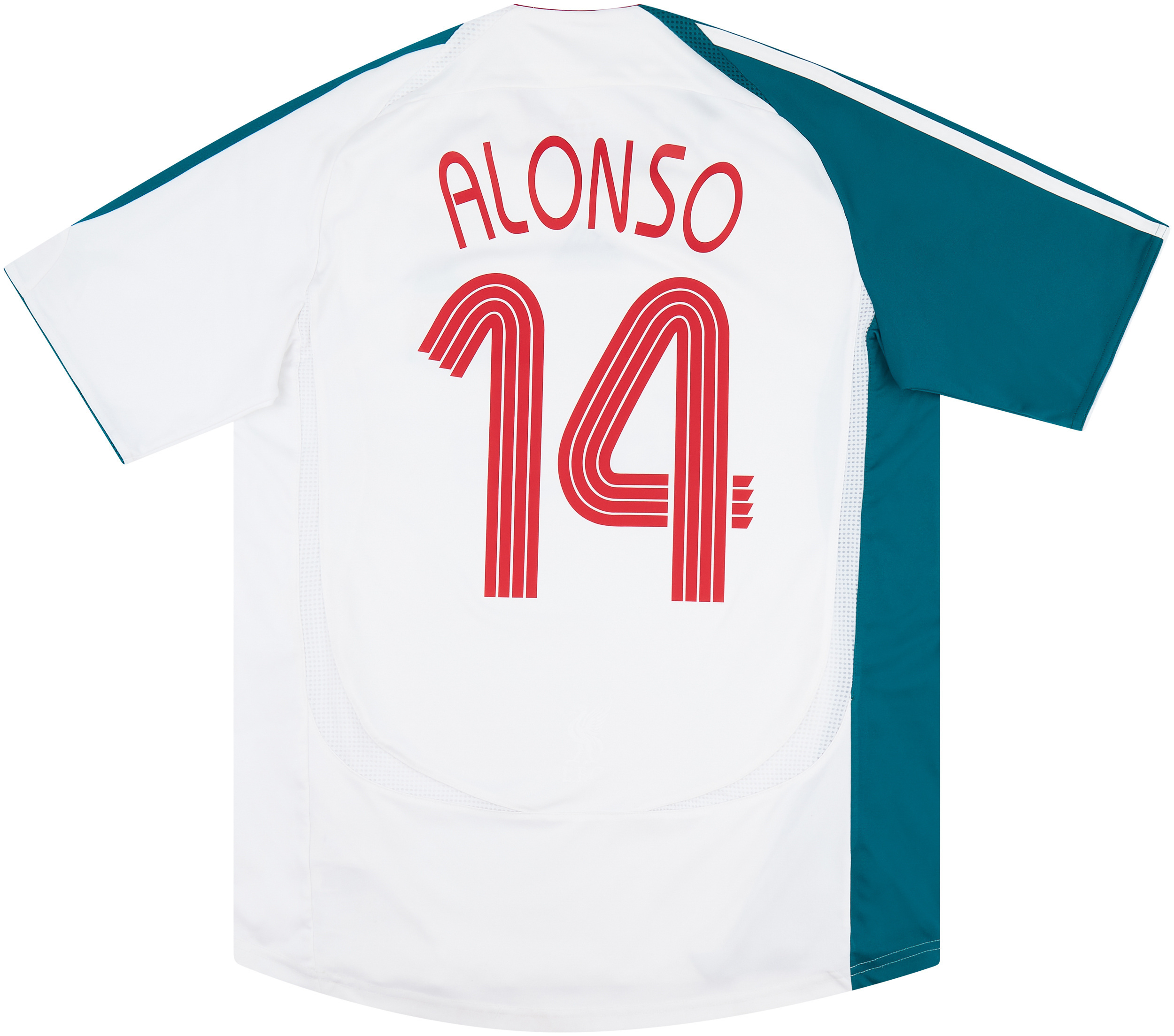 2006-07 Liverpool Third Shirt Alonso #14 - Excellent 8/10 - (M)