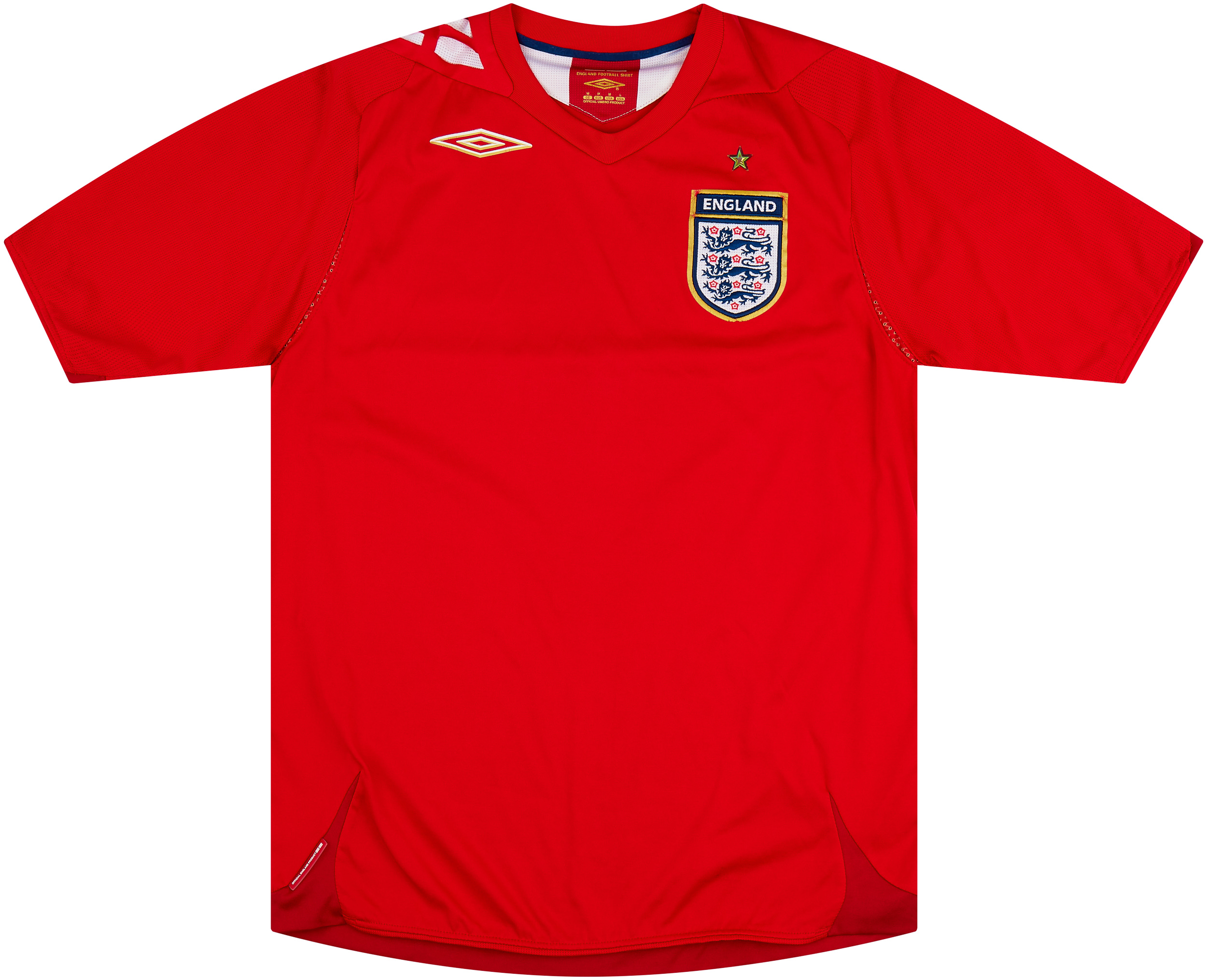 2006-08 England Away Shirt - Very Good 7/10 - (M)