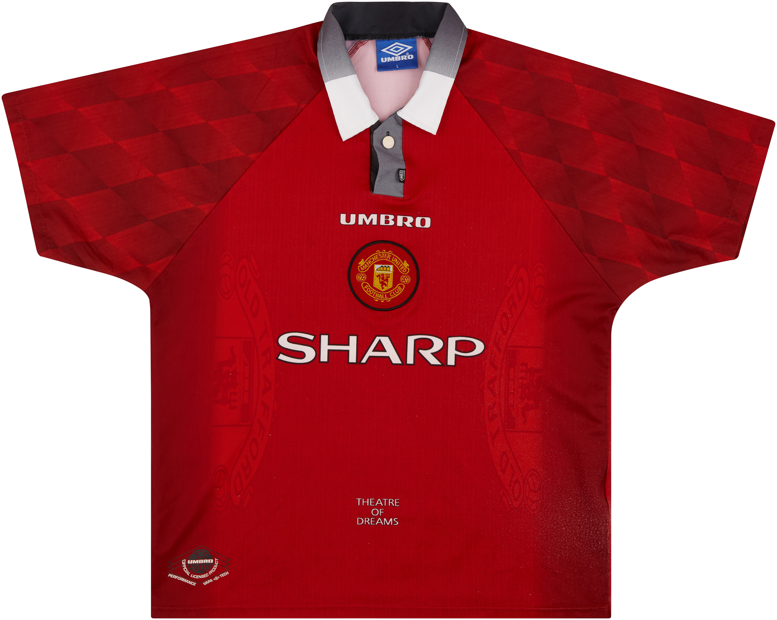 1996-98 Manchester United Home Shirt - 7/10 - ()