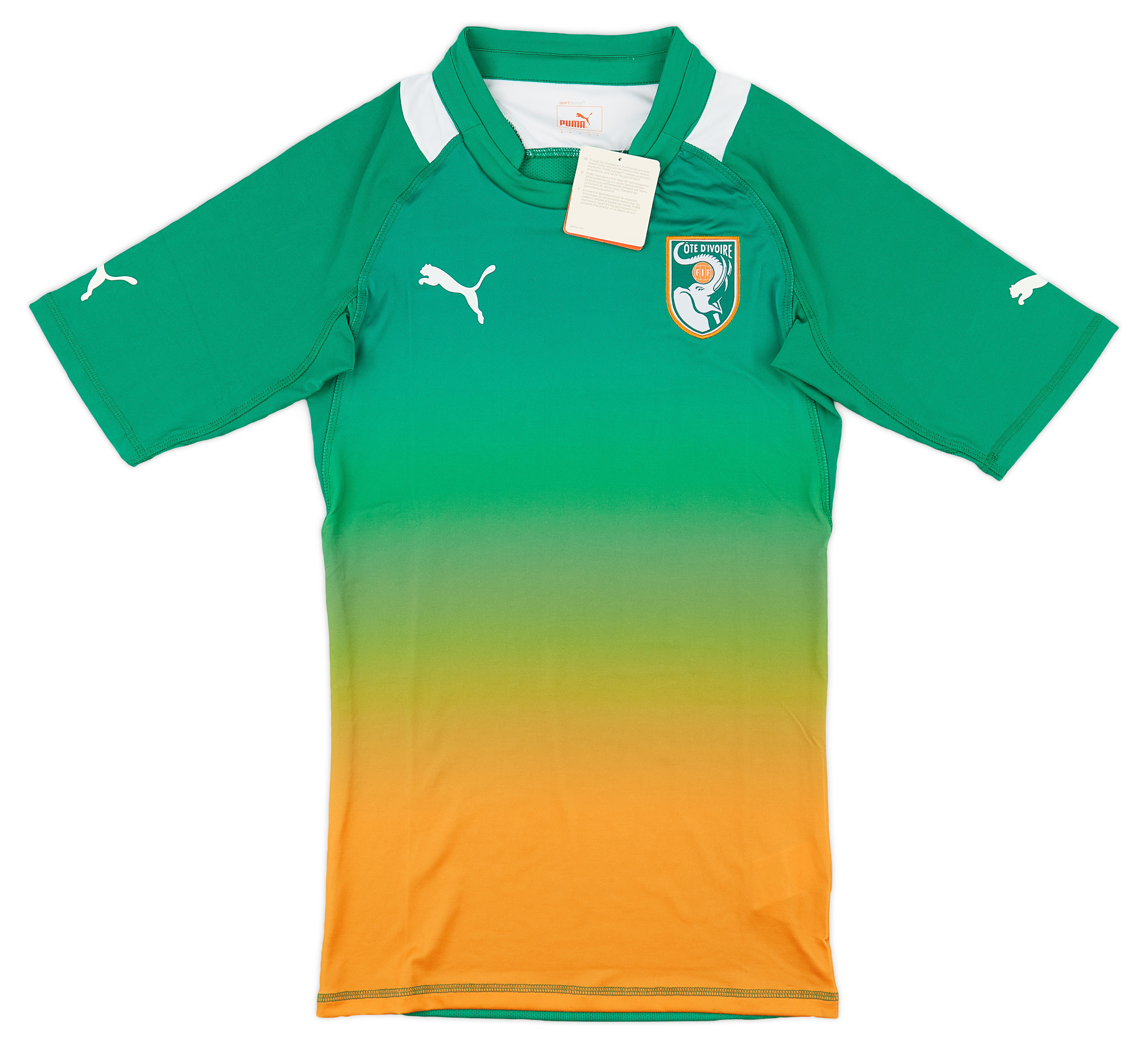 2012 Ivory Coast Authentic Away Shirt ()