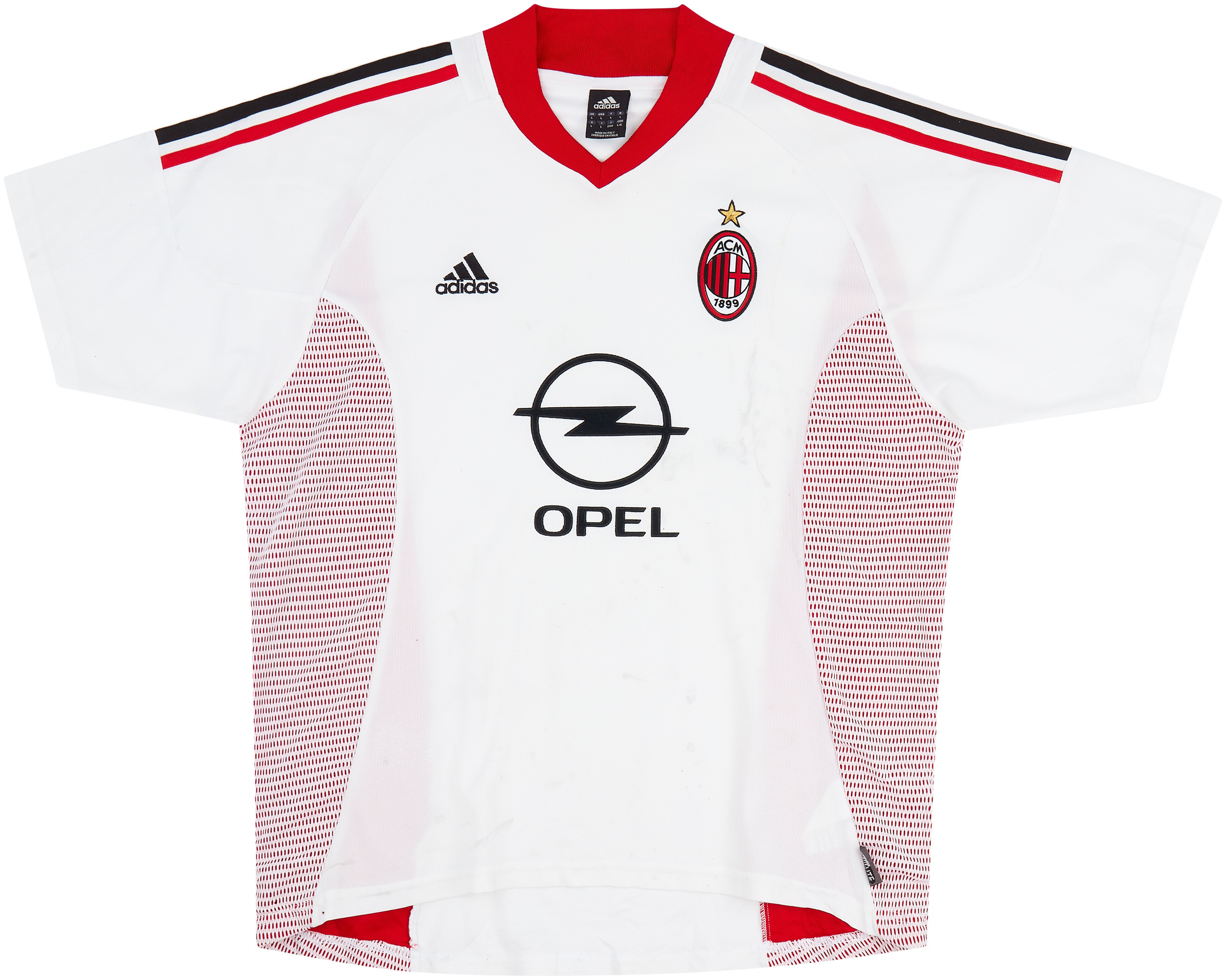 Shevchenko's Match-Issued/Worn Milan Shirt, Serie A 2001/02 CharityStars