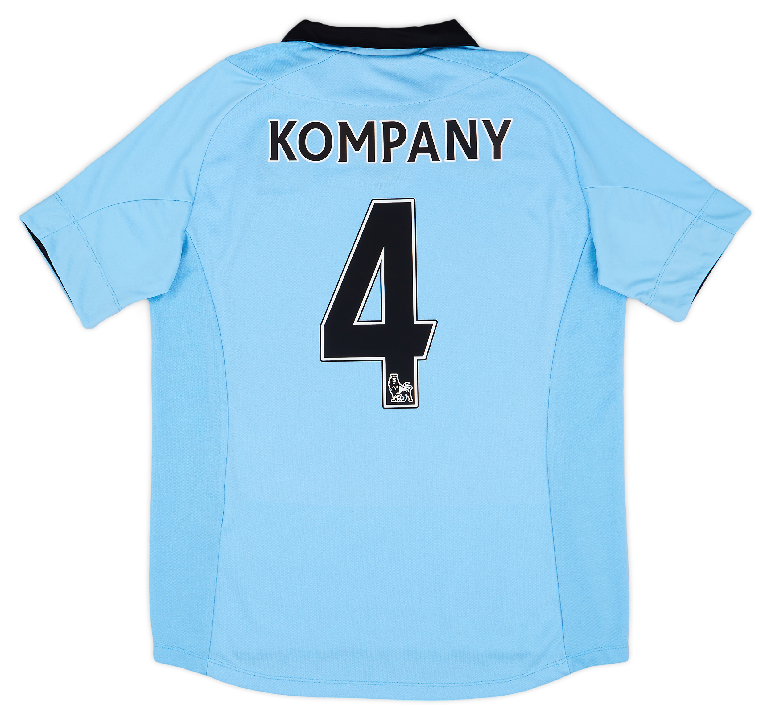 2012-13 Manchester City Home Shirt Kompany #4 - Very Good 7/10 - (L)