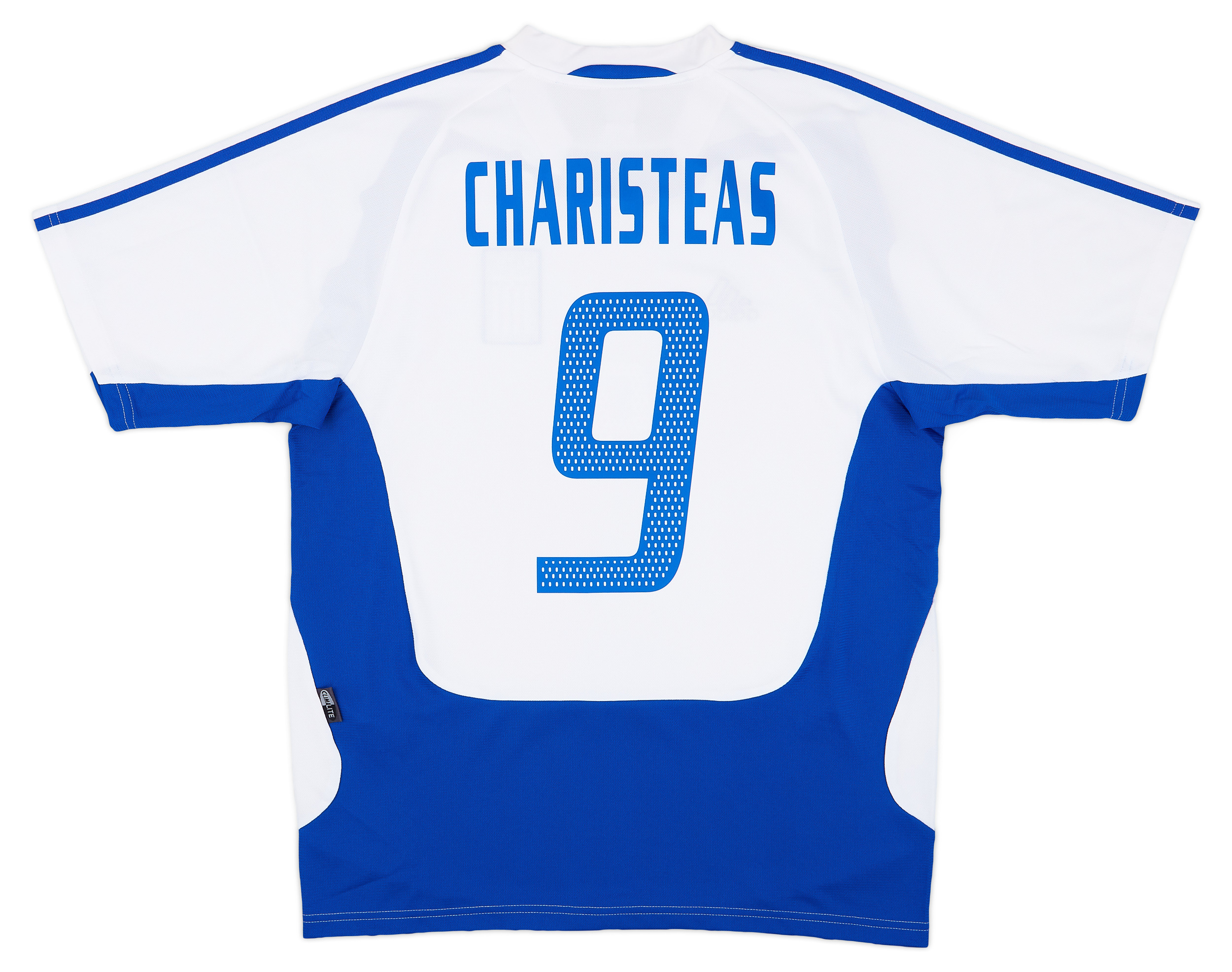 2004-06 Greece Away Shirt Charisteas #9 - NEW - (M)