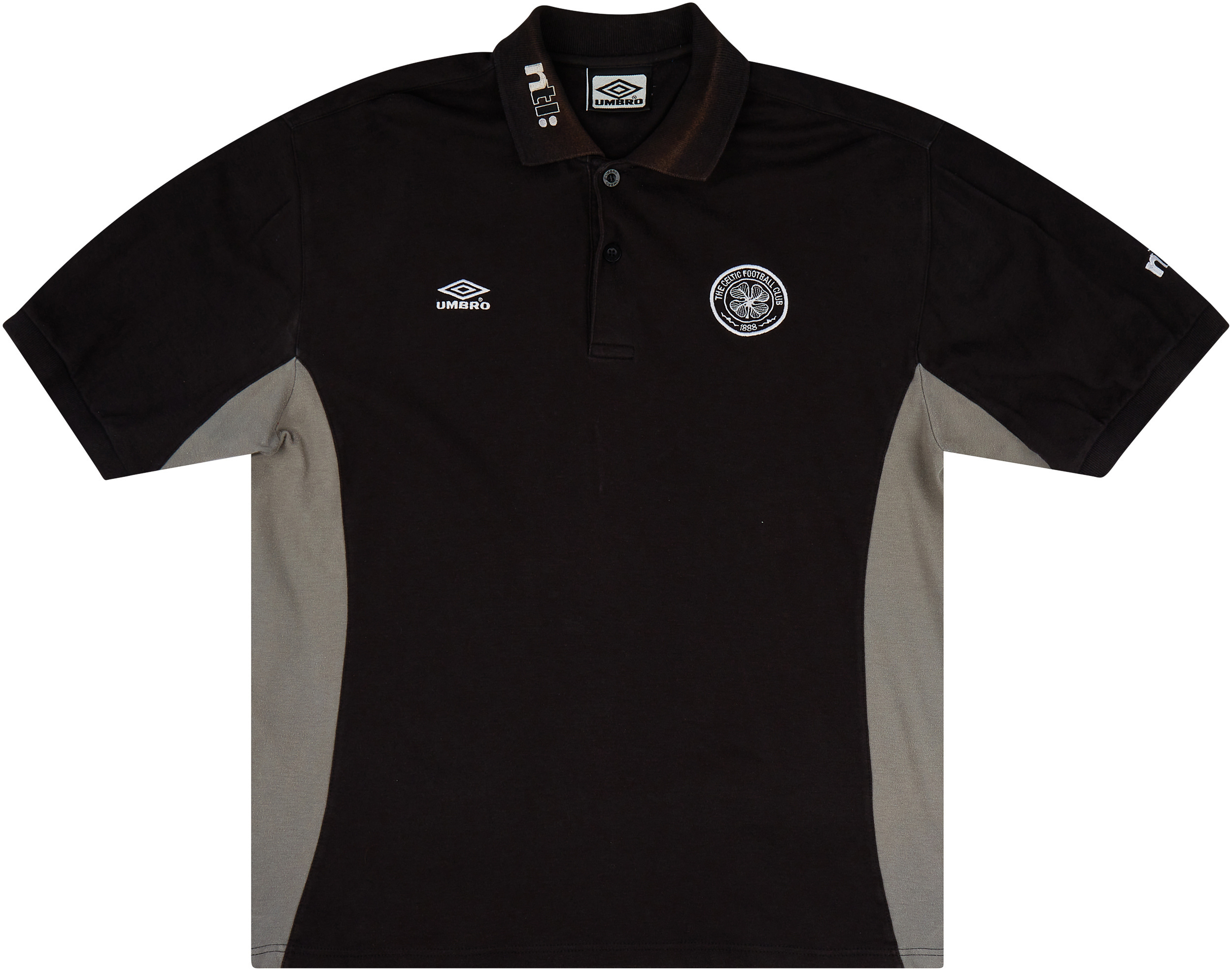 2000-02 Celtic Umbro Polo Shirt - Excellent 8/10 - (L)