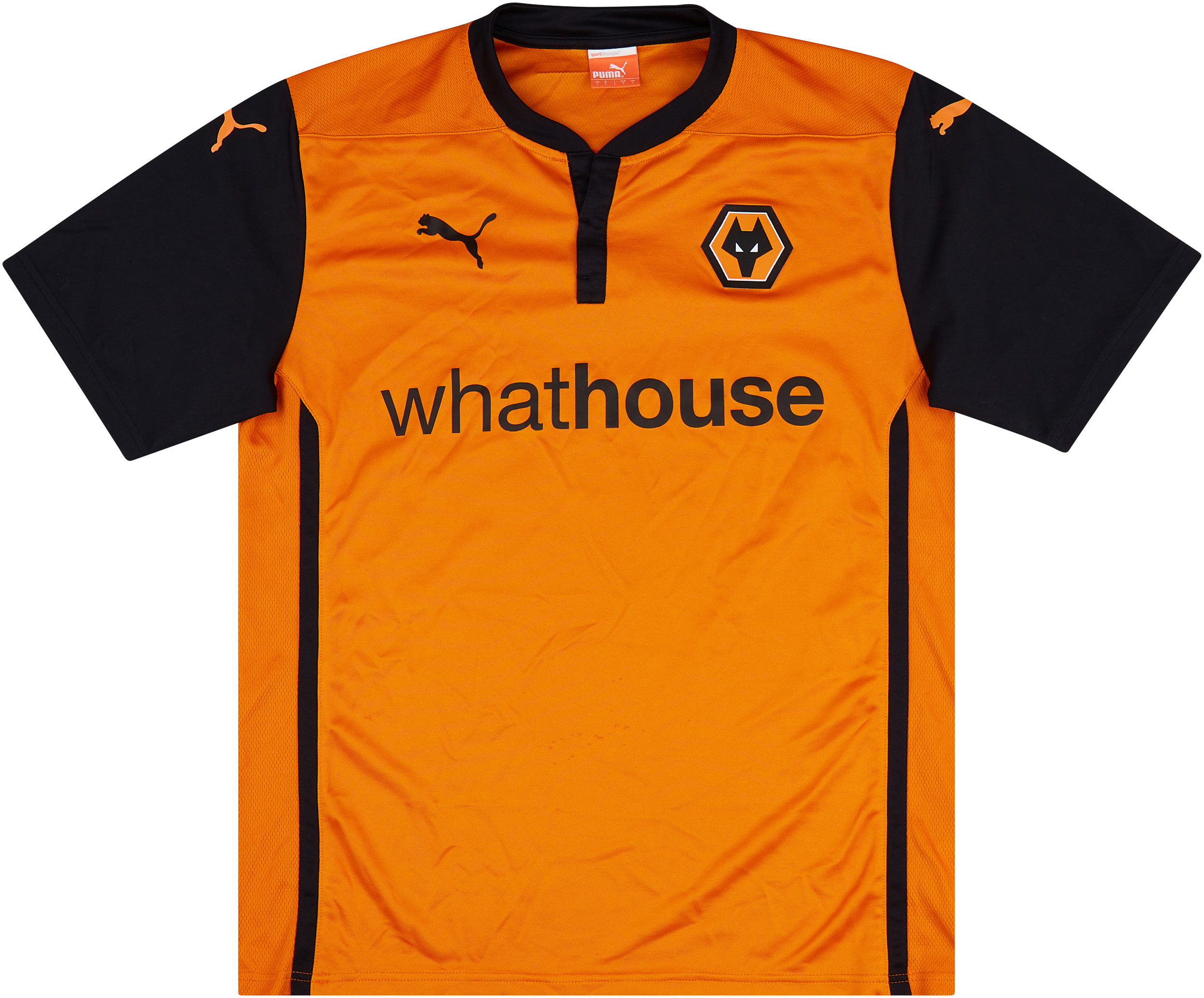 2014-15 Wolves Home Shirt - Excellent 8/10 - (L)