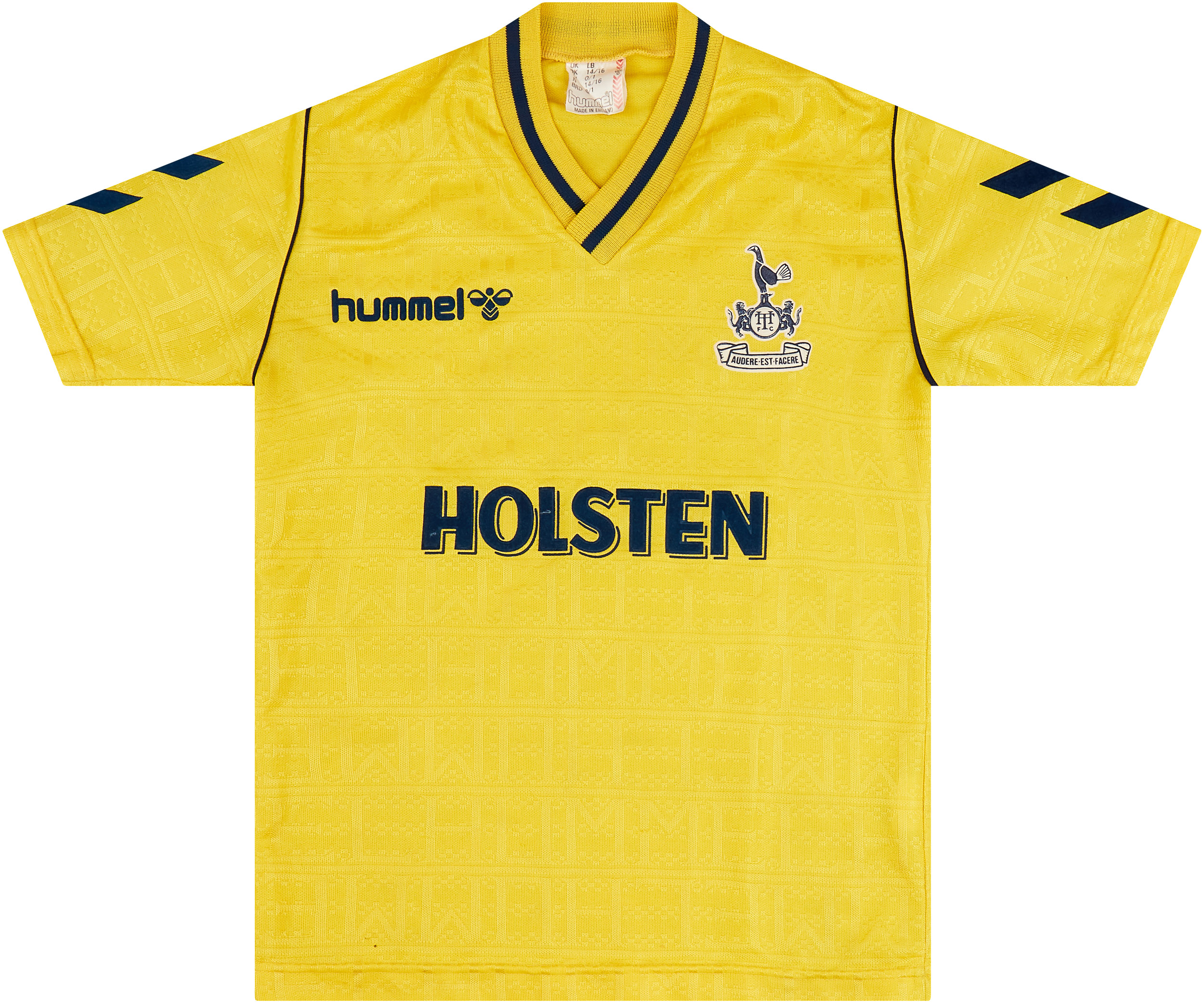 1988-91 Tottenham Away Shirt - Excellent 8/10 - (L.Boys)