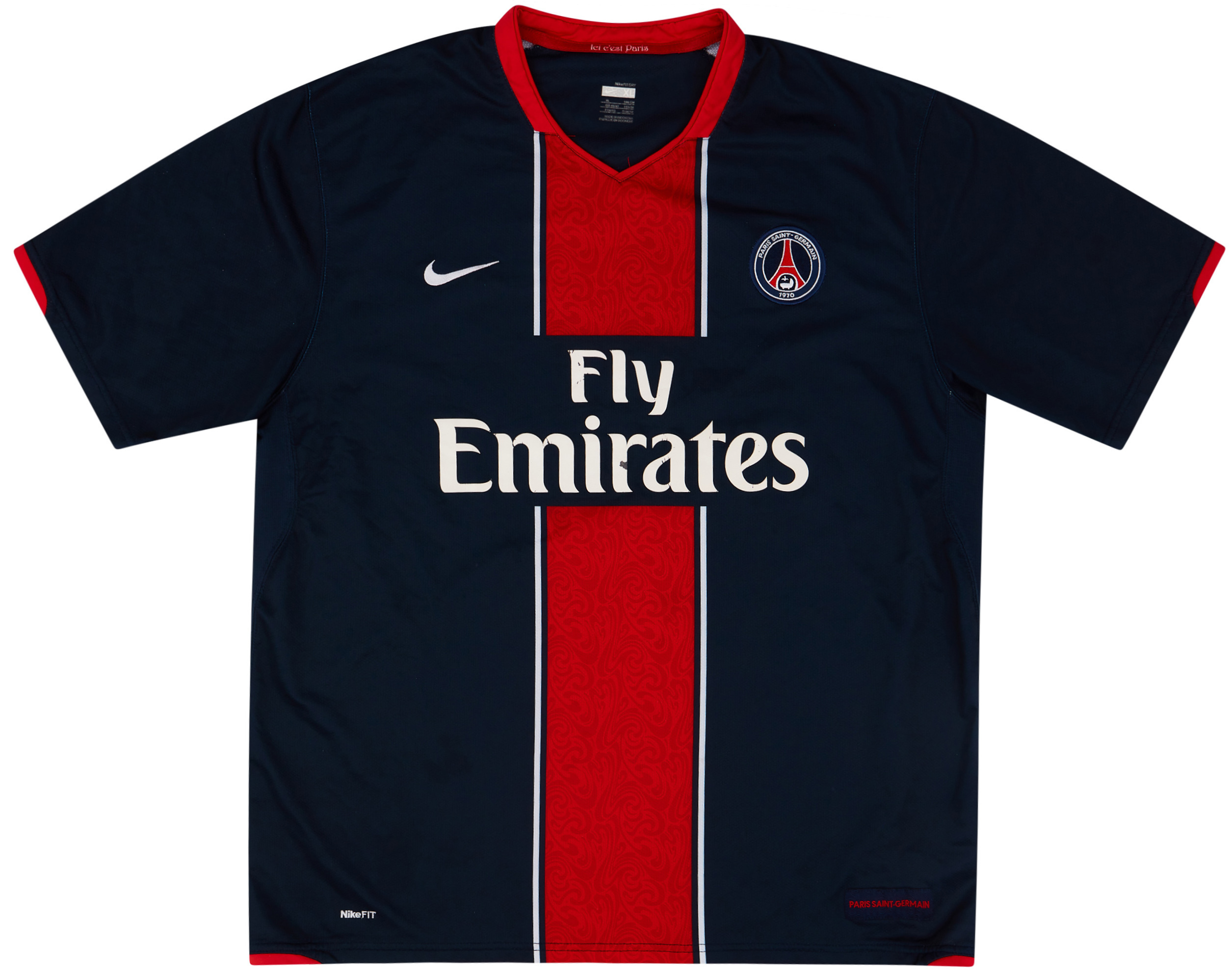 Nike PSG Paris Saint-Germain F.C. 2008/09 Jersey Size XL
