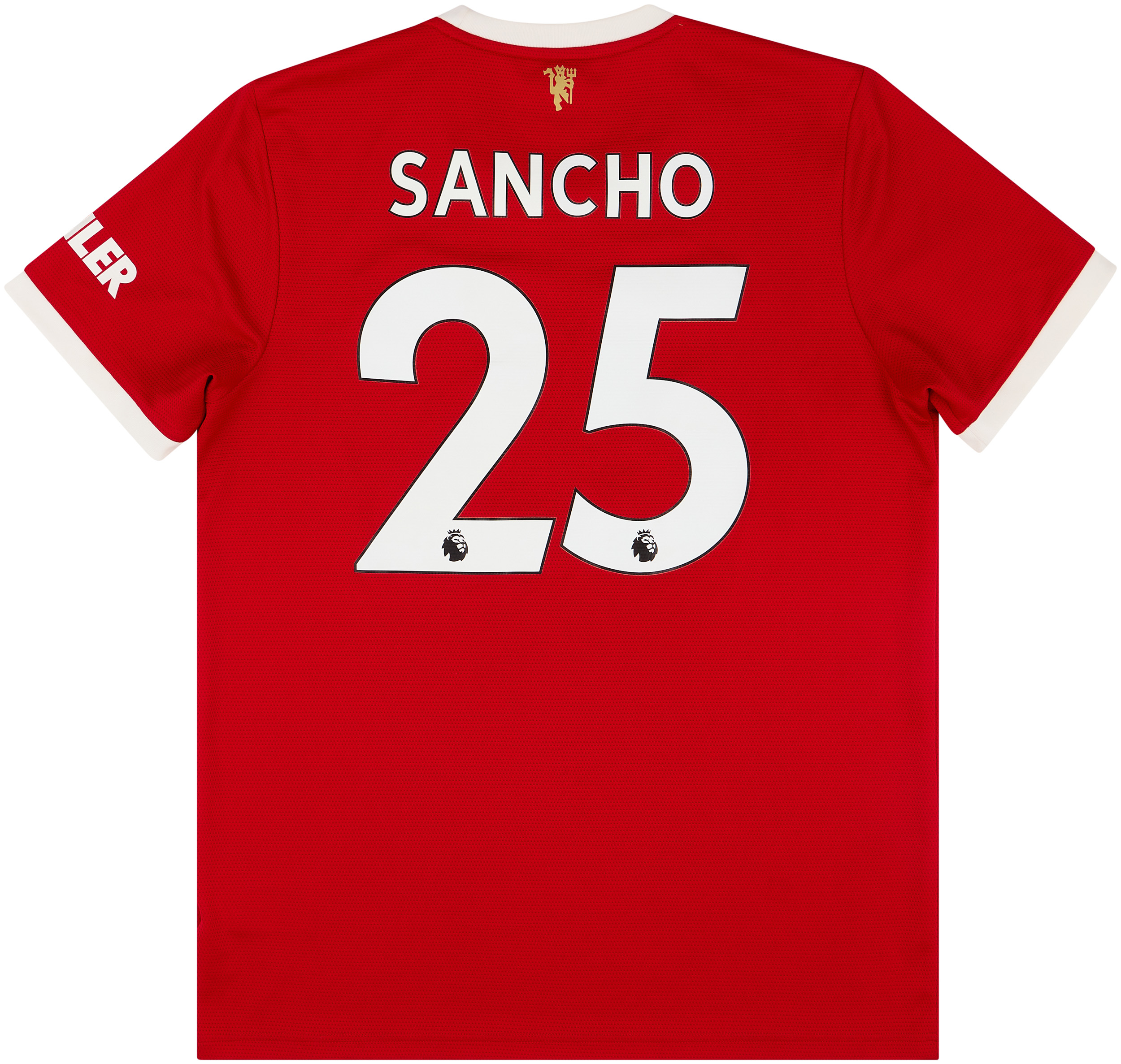 Women's Adidas Jadon Sancho White Manchester United 2022/23 Away Replica Player Jersey Size: Large