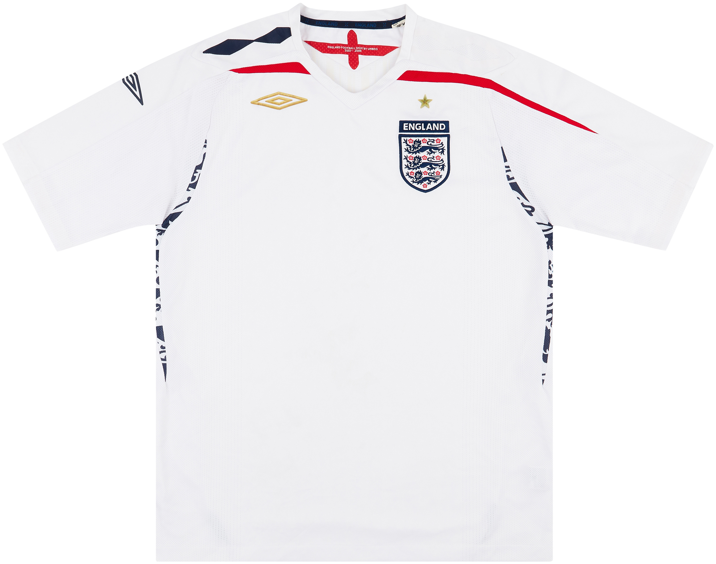 2007 09 England Home Shirt Good 5 10 L 2007-09-england-home-shirt-good-5-10-l