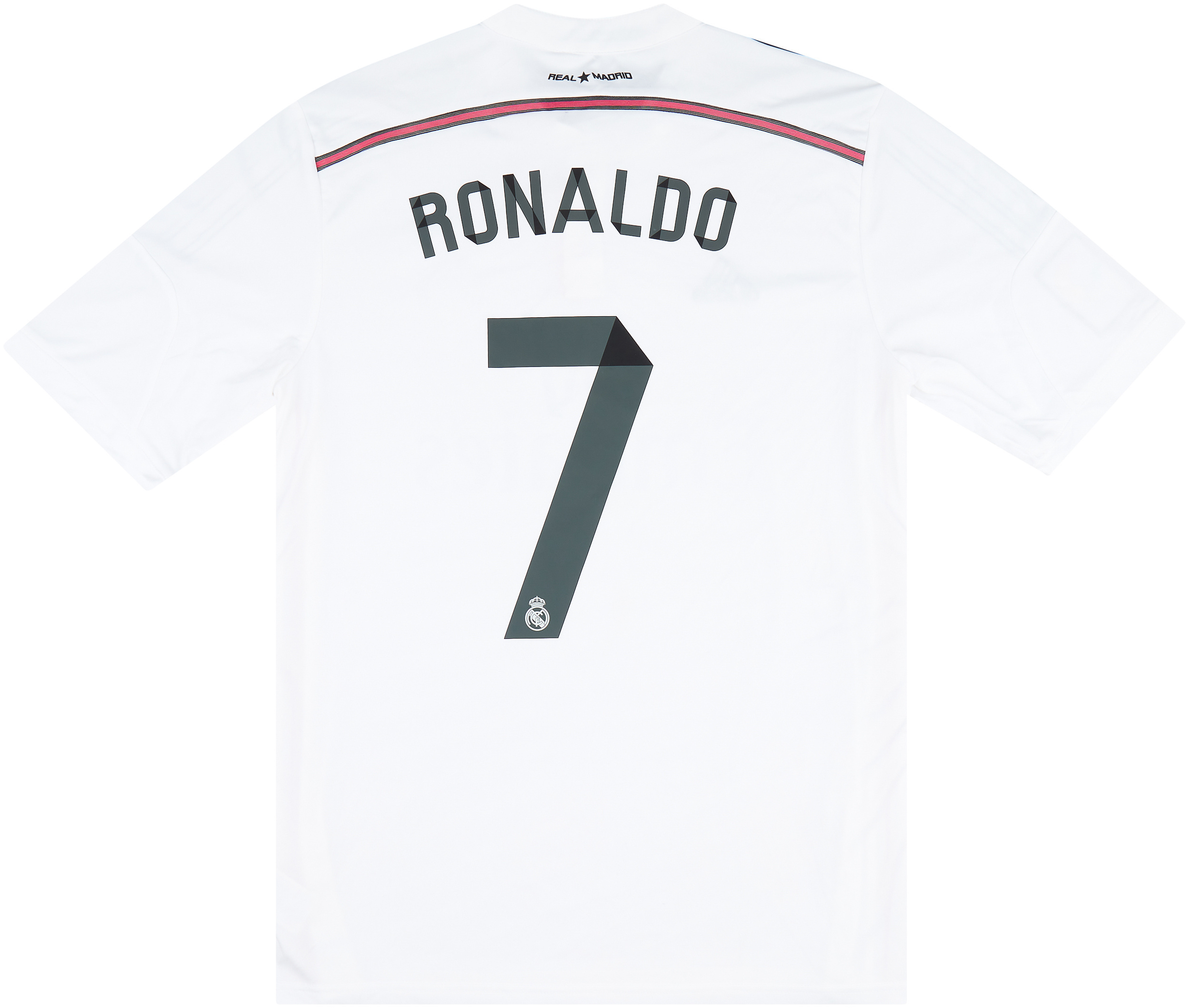 2014-15 Real Madrid Home Ronaldo #7 - Excellent 8/10 - (L)