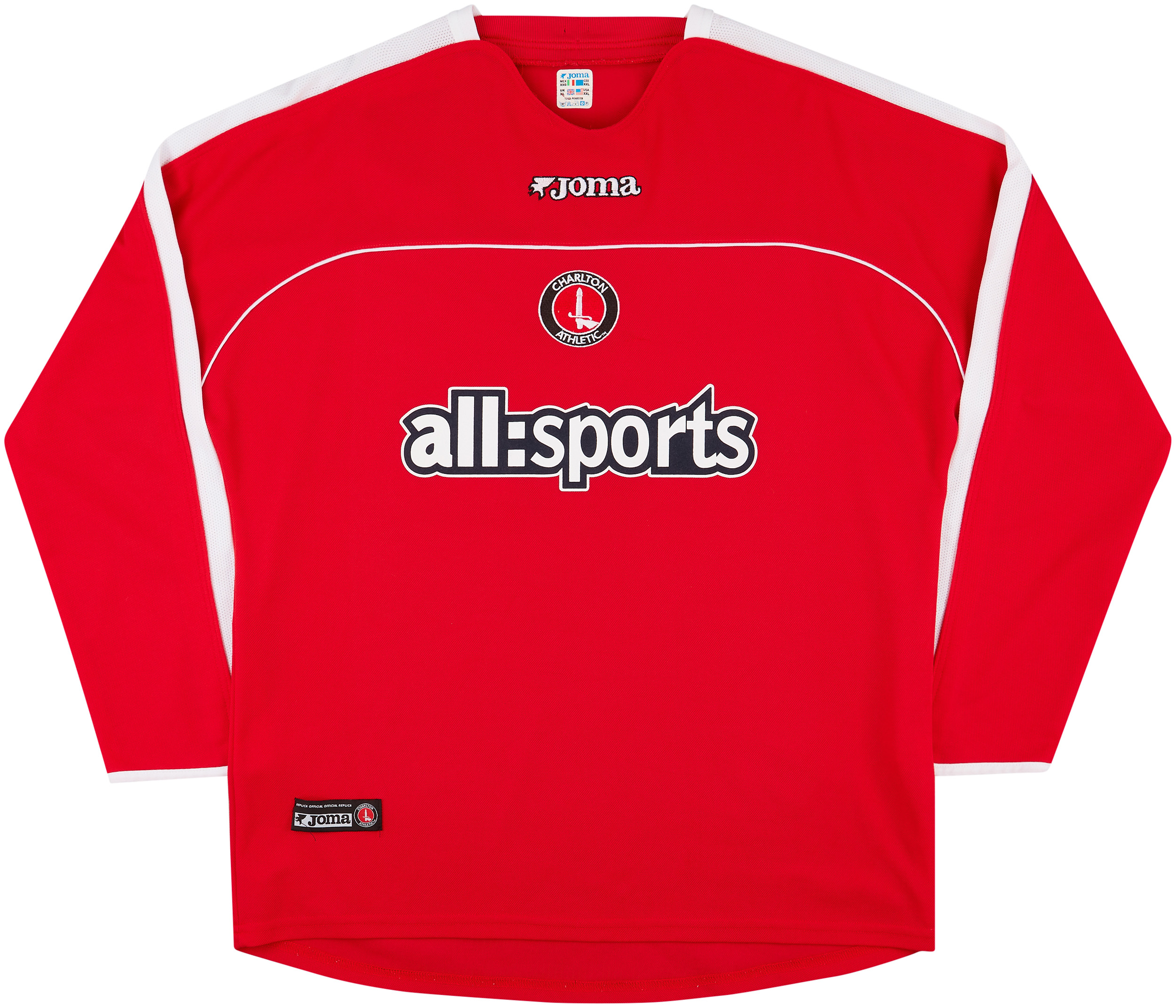 2003-04 Charlton Home Shirt - 6/10 - ()