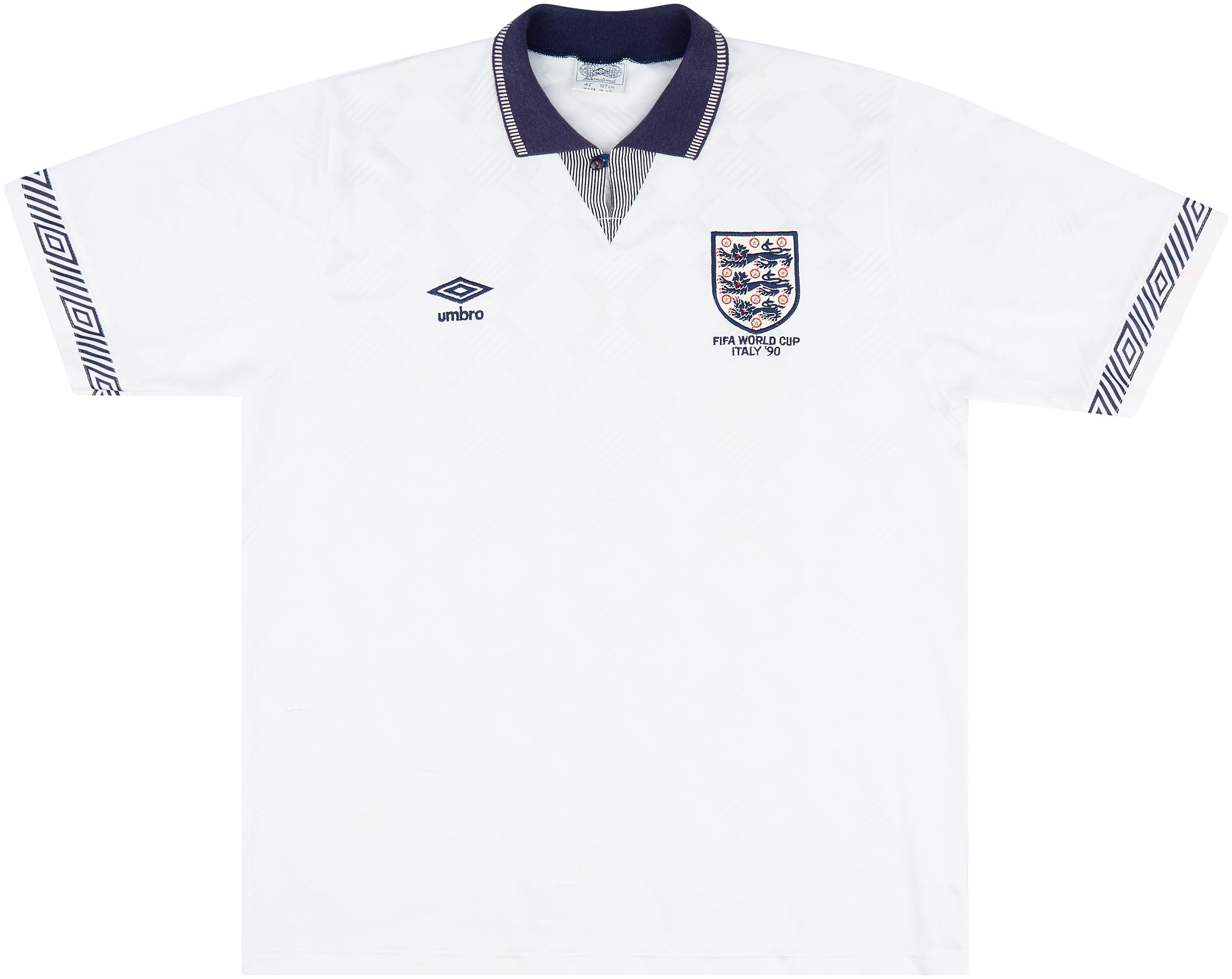 1990 England World Cup Home Shirt - 7/10 - ()