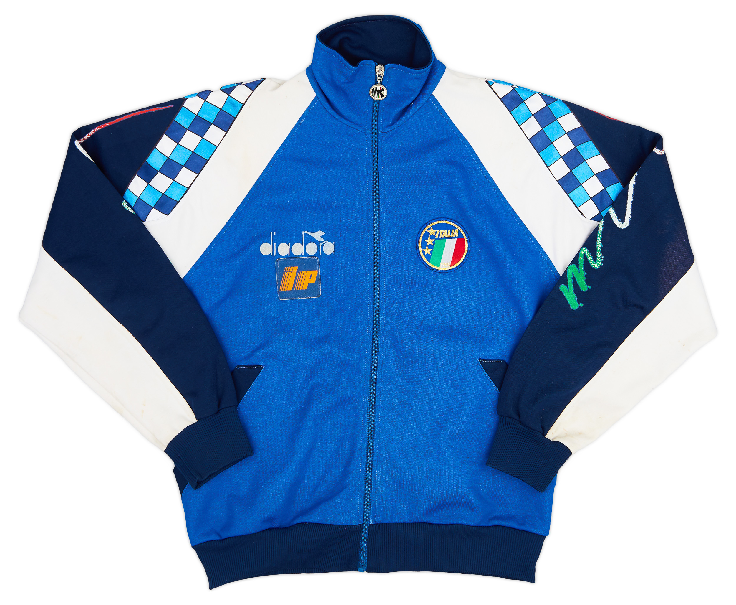 1990 Italy Diadora Training Jacket - Very Good 6/10 - (L)