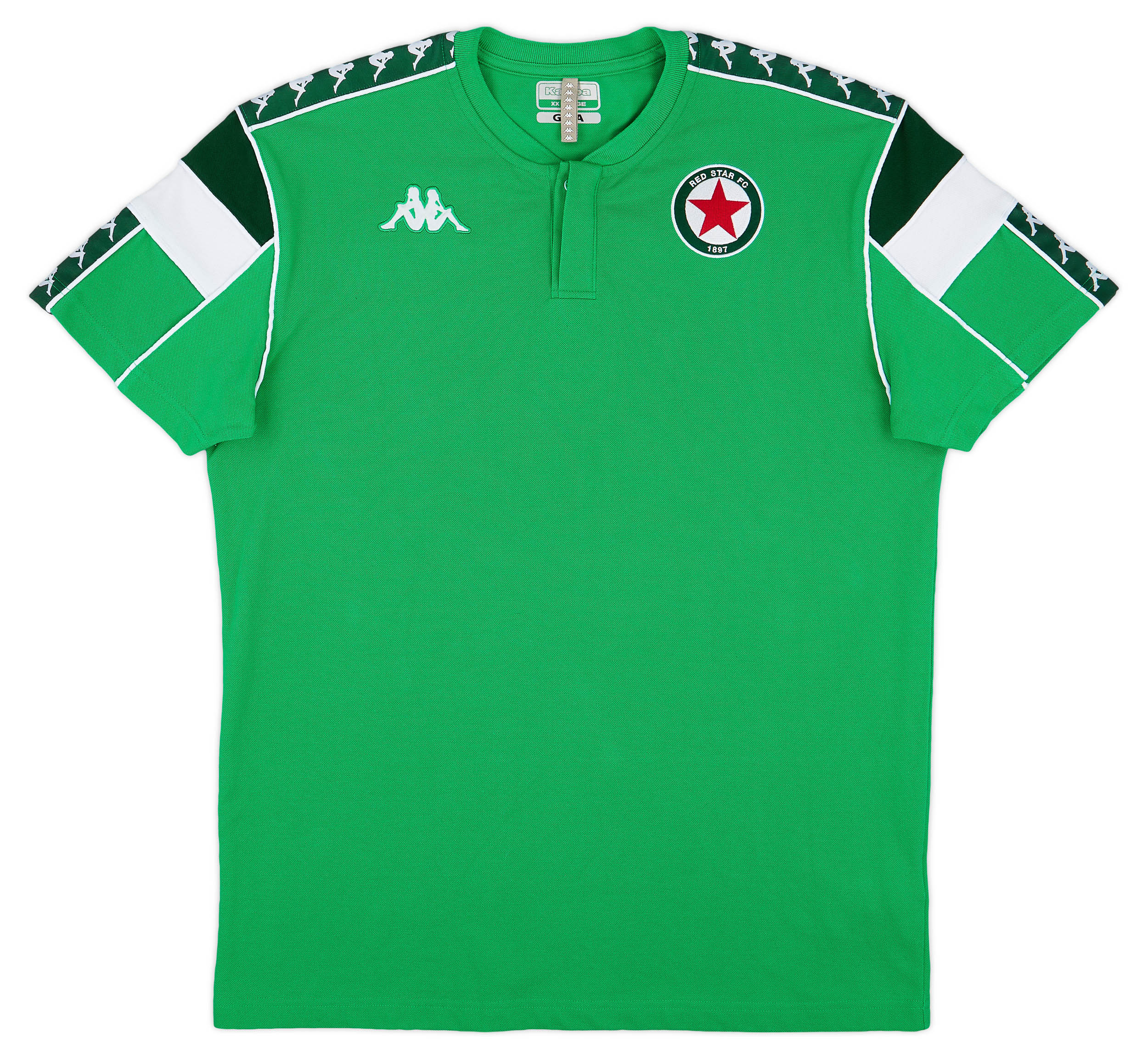 2021-22 Red Star FC Kappa Polo T-Shirt - Excellent 9/10 - (XXL)