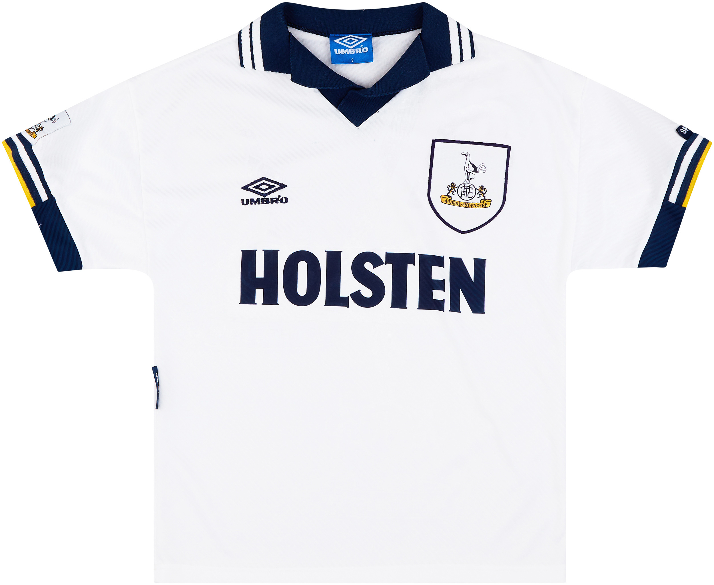 1993-95 Tottenham Home Shirt - Excellent 9/10 - (S)