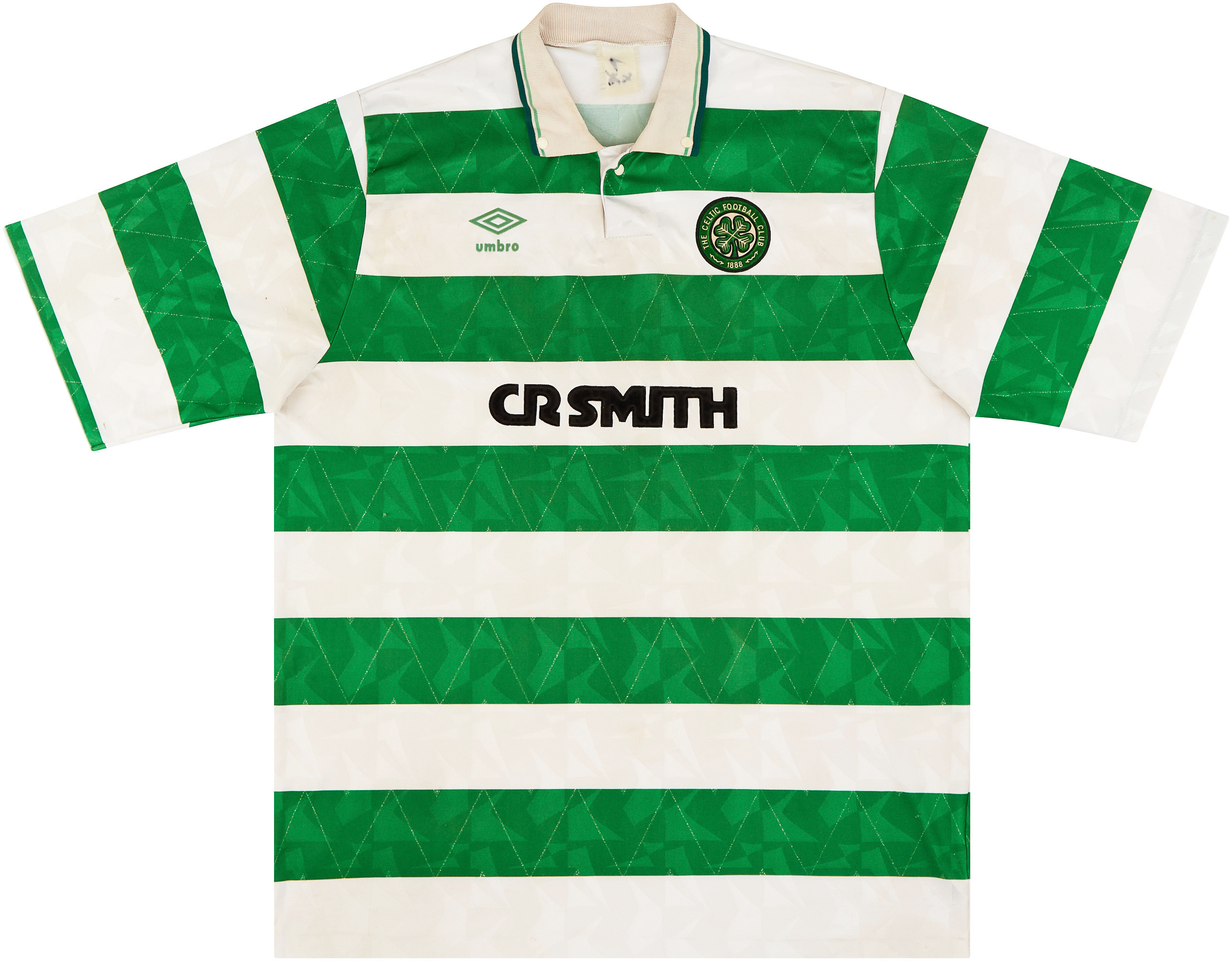 Celtic Away football shirt 1986 - 1987. Sponsored by CR Smith