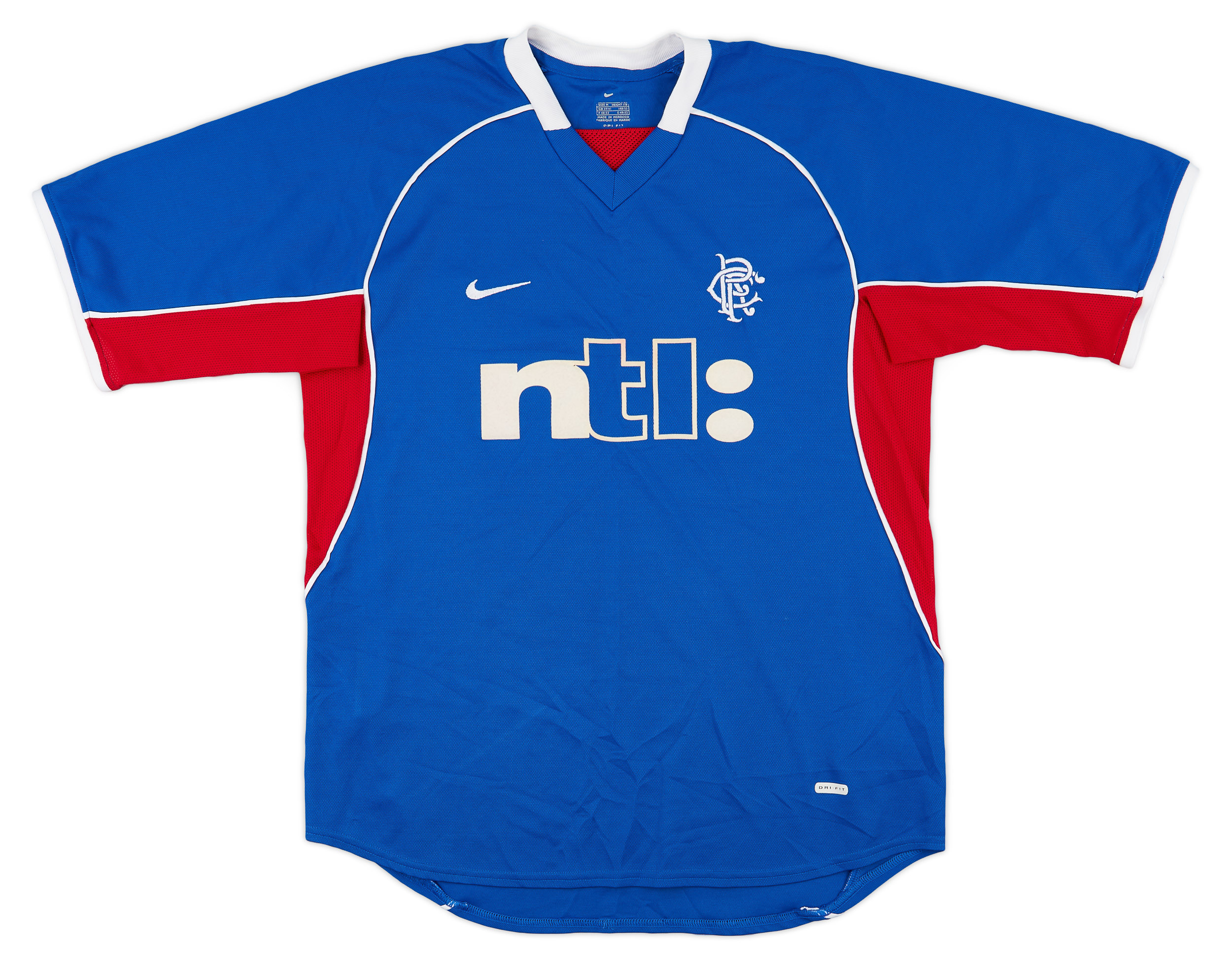 2001-02 Rangers Home Shirt - Excellent 8/10 - (M)