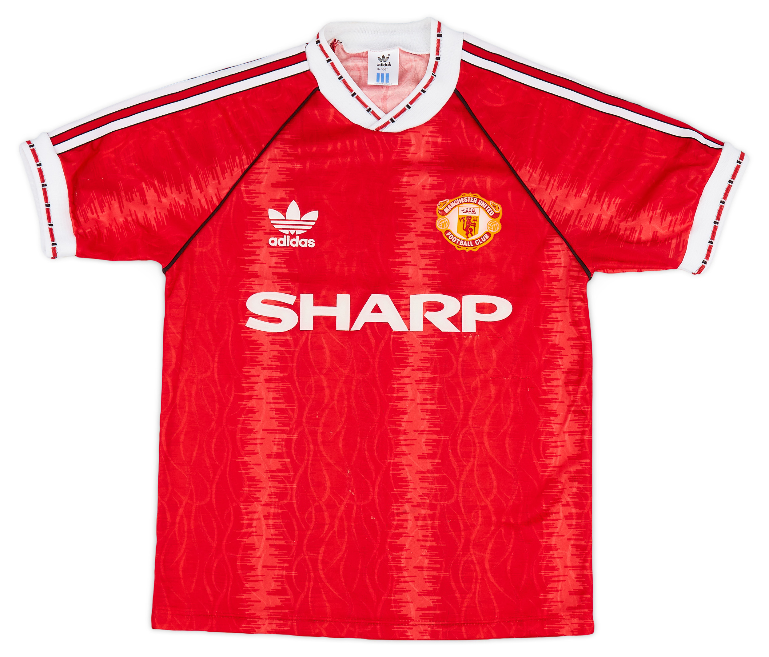 1990-92 Manchester United Home Shirt - 8/10 - ()