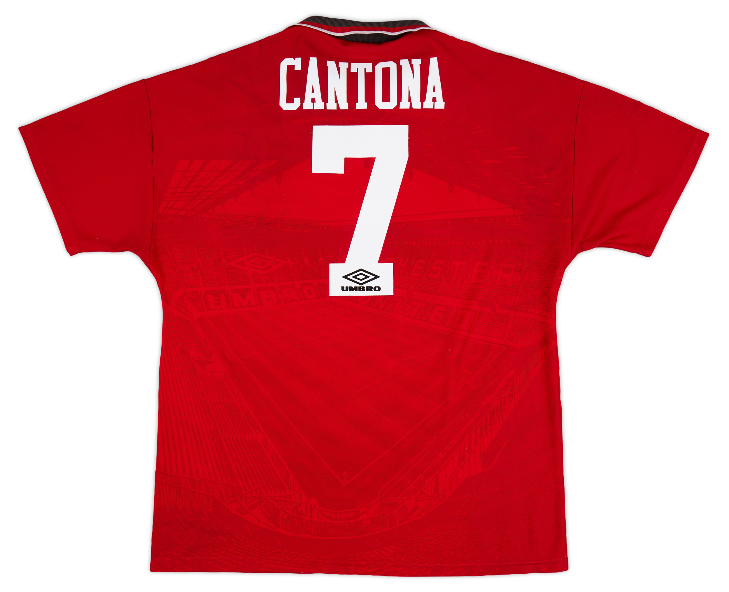 1994-96 Manchester United Home Shirt Cantona #7 - Excellent 9/10 - (XL)