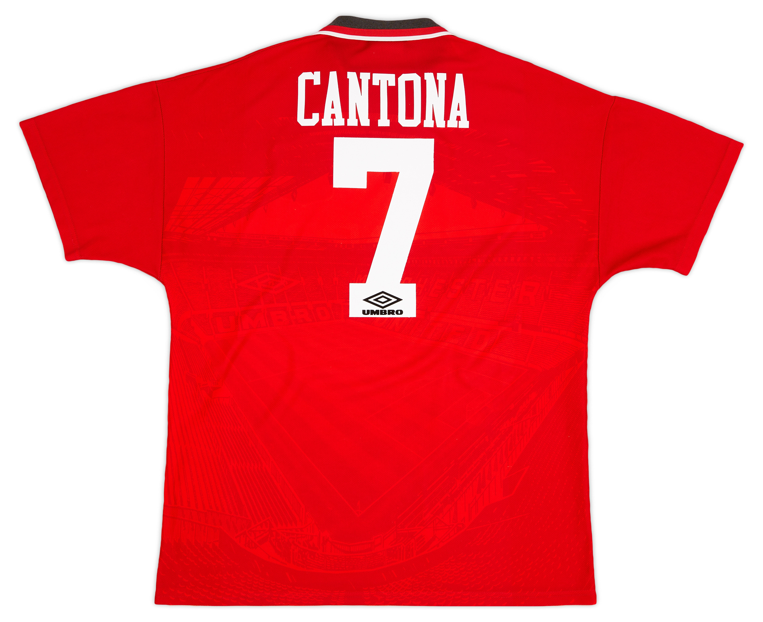 1994-96 Manchester United Home Shirt Cantona #7 - Excellent 8/10 - (XL)