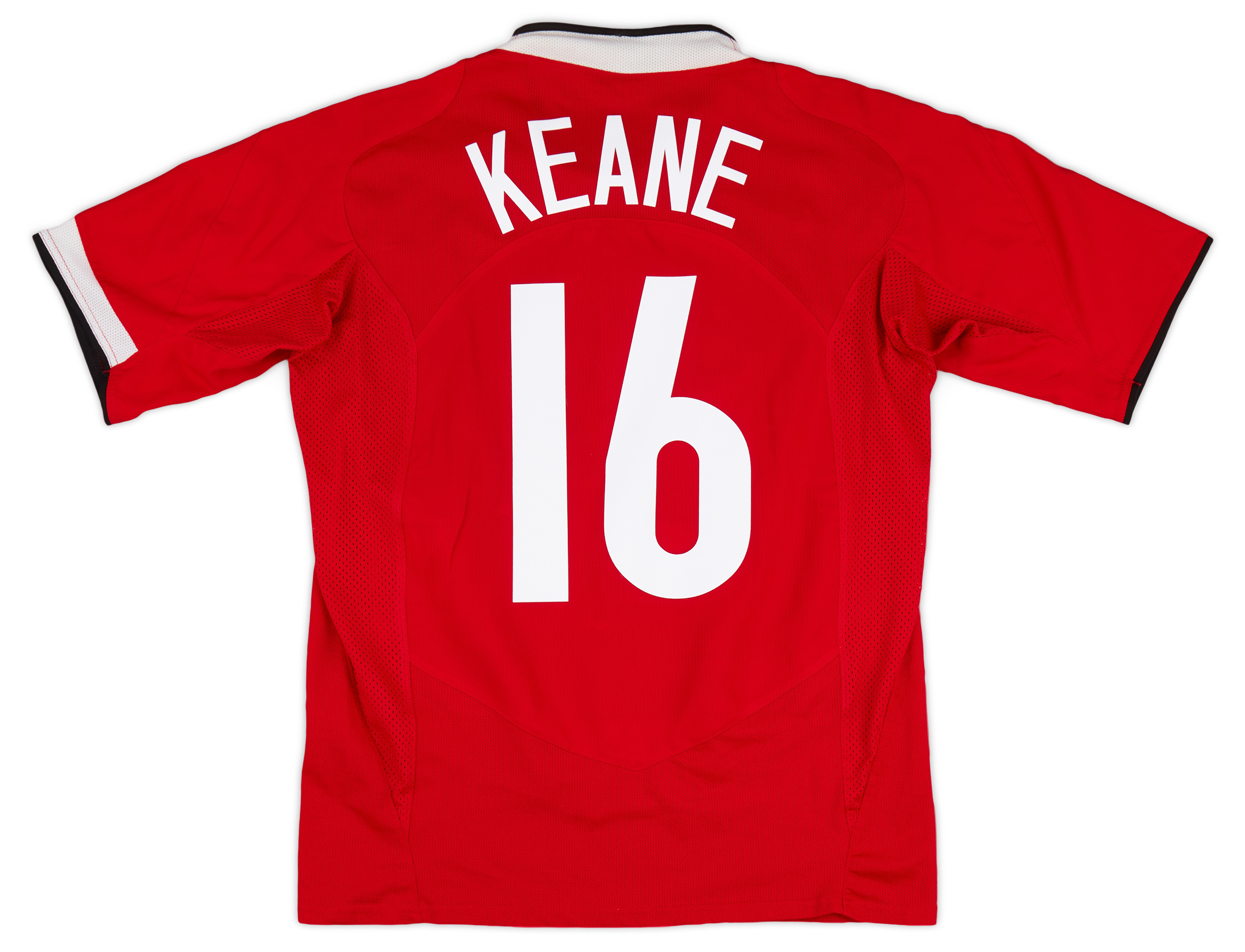 2004-06 Manchester United Home Shirt Keane #16 Excellent 9/10 (M)