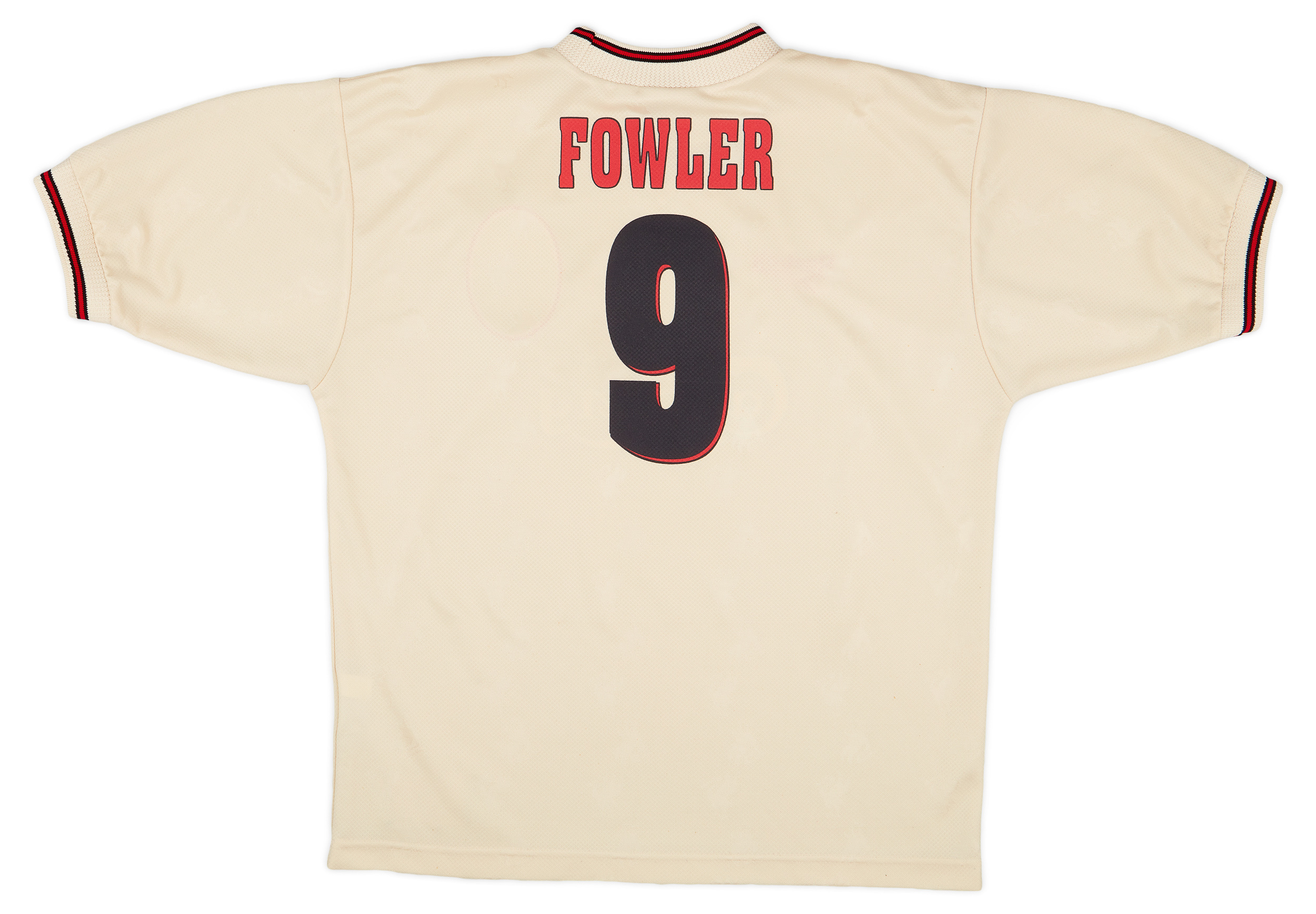 1996-97 Liverpool Away Shirt Fowler #9 - Excellent 9/10 - (L)