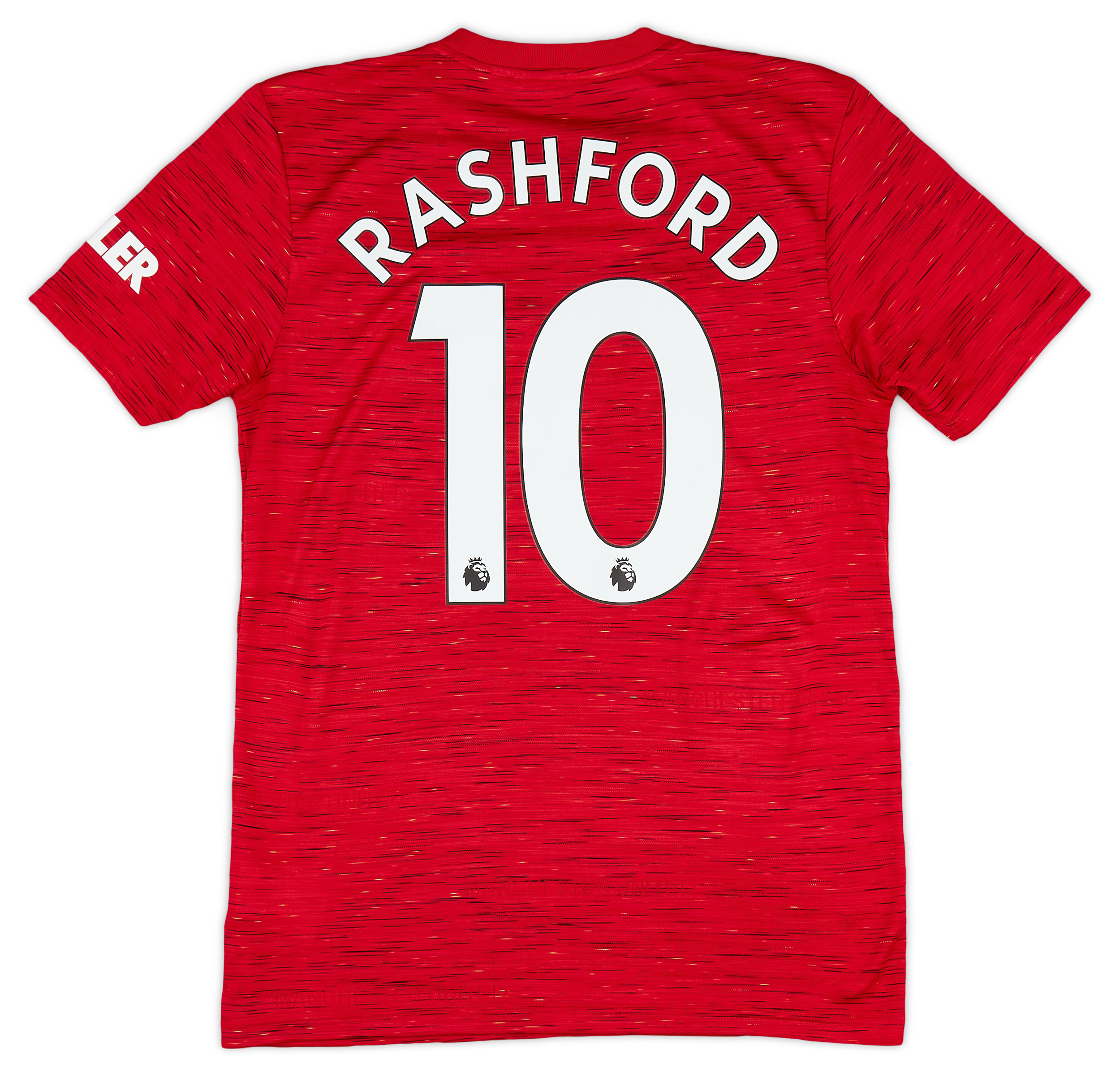 2020-21 Manchester United Home Shirt Rashford #10 - Mint 10 10 - (s)