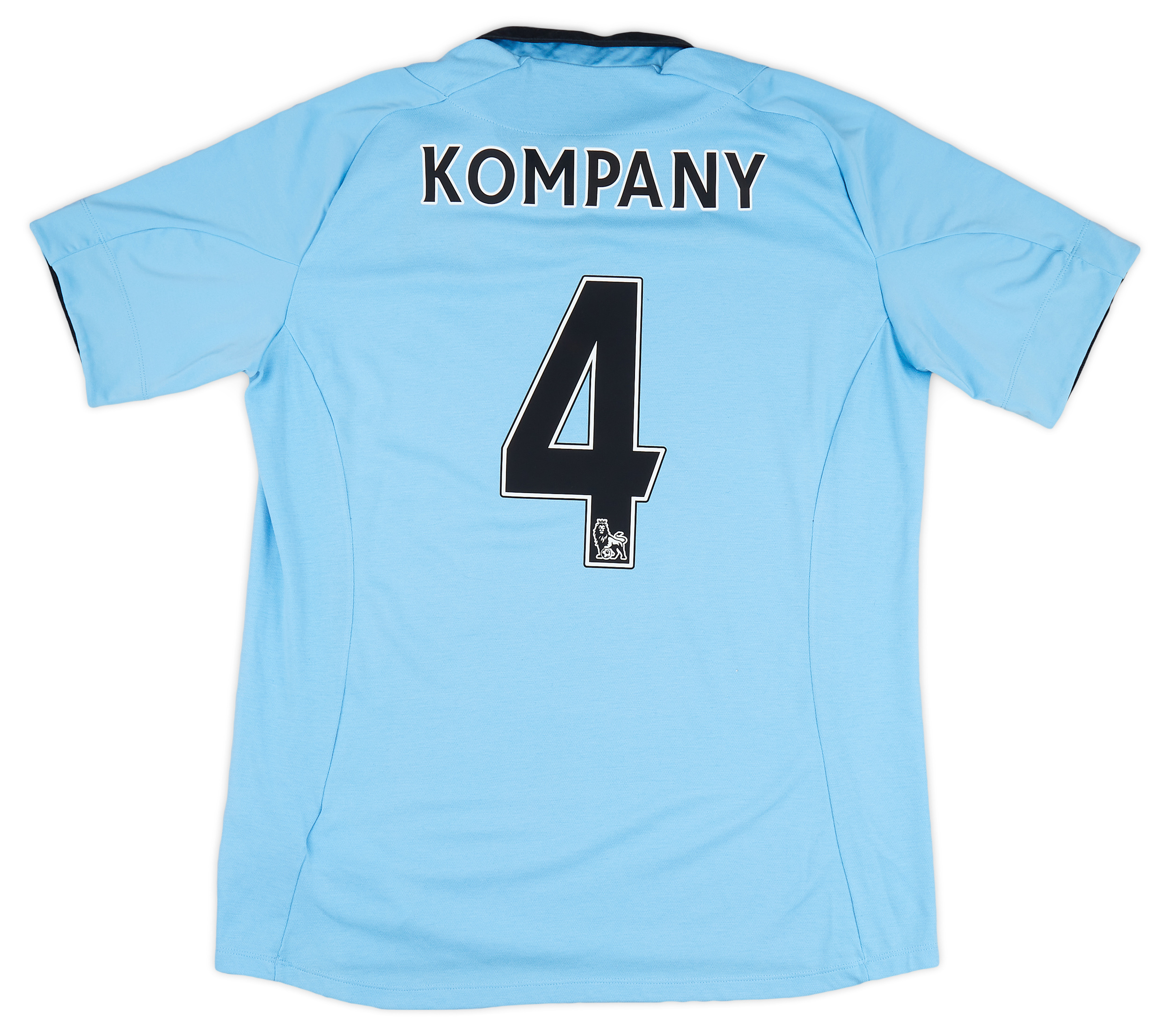 2012-13 Manchester City Home Shirt Kompany #4 - Excellent 9/10 - (L)