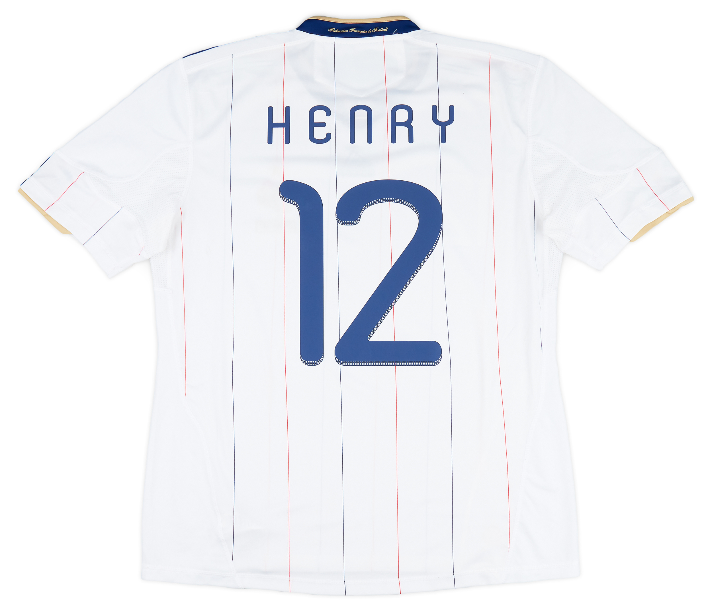 2009-10 France Away Shirt Henry #12- Excellent 9/10 - (L)