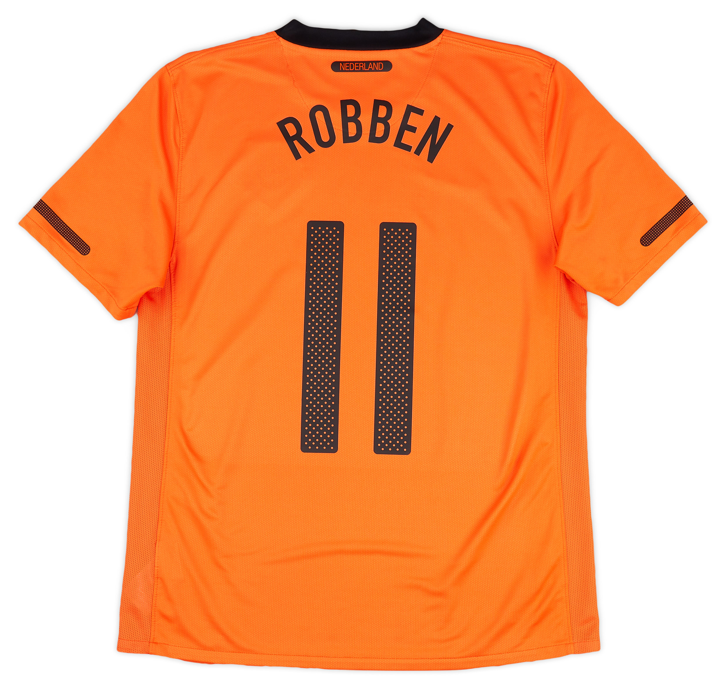 2010-11 Holland Home Shirt Robben #11 - Excellent 9/10 - (M)