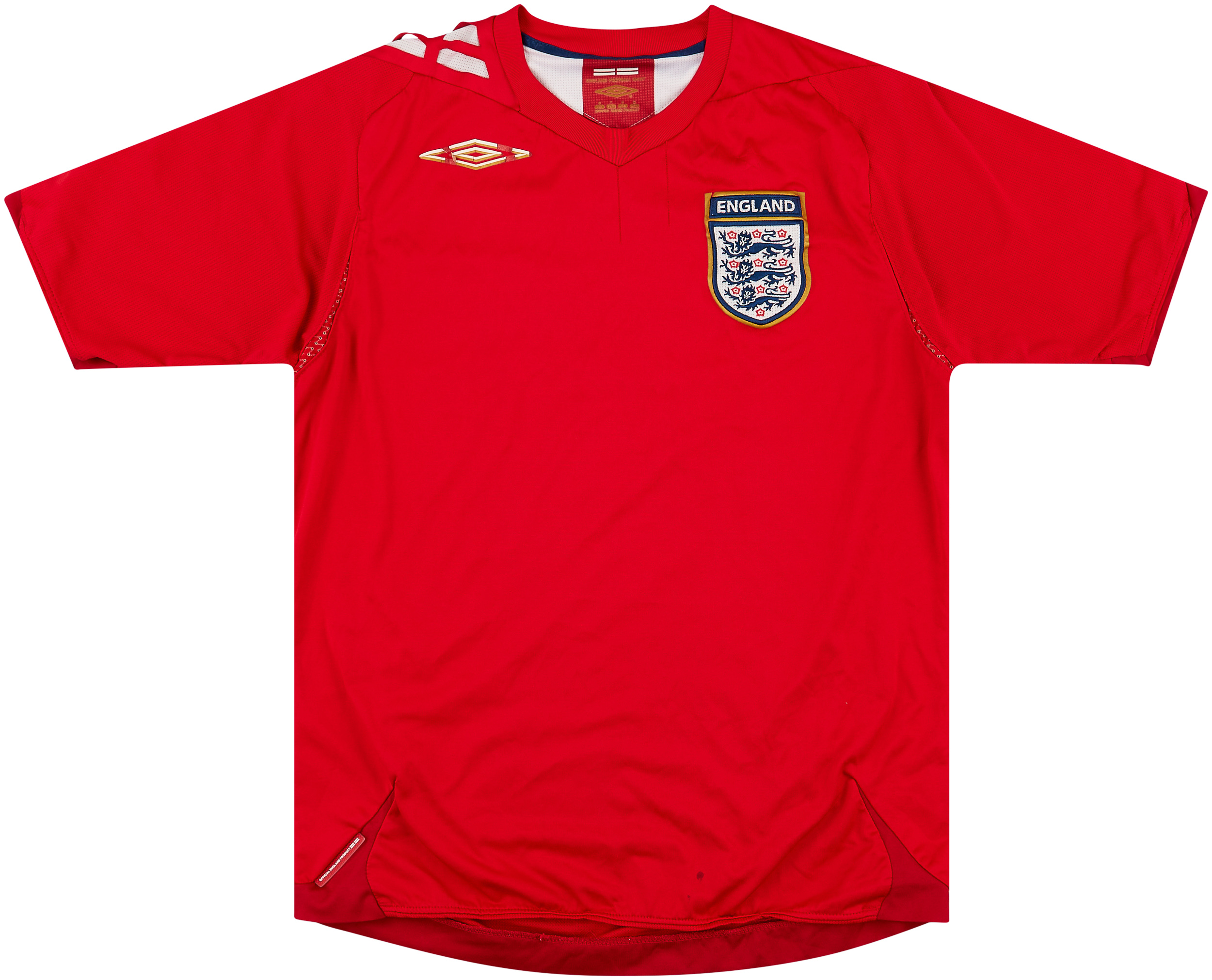 2006-08 England Away Shirt - Fair 4/10 - (S)