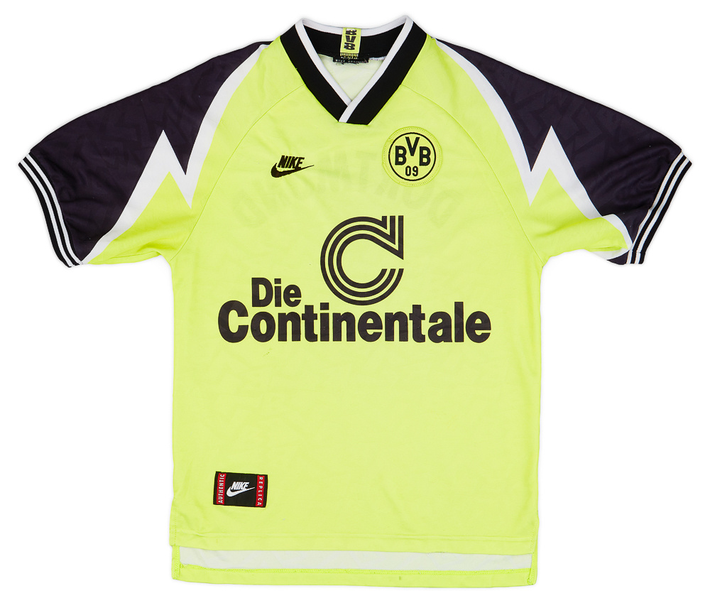 1995-96 Dortmund Home Shirt - Very Good 7/10 - (M)