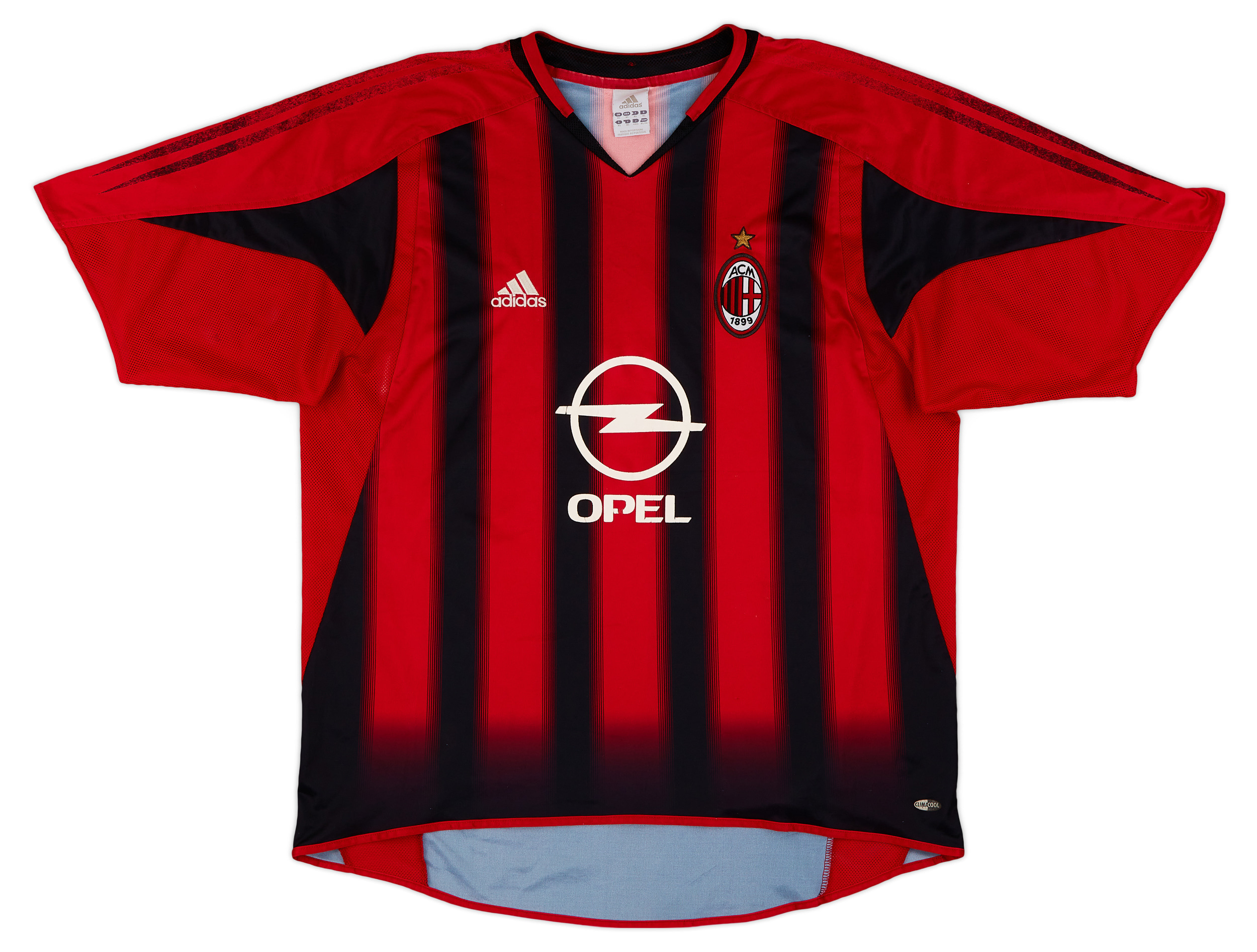 AC Milan Home Camiseta de Fútbol 2007 - 2008. Sponsored by Bwin