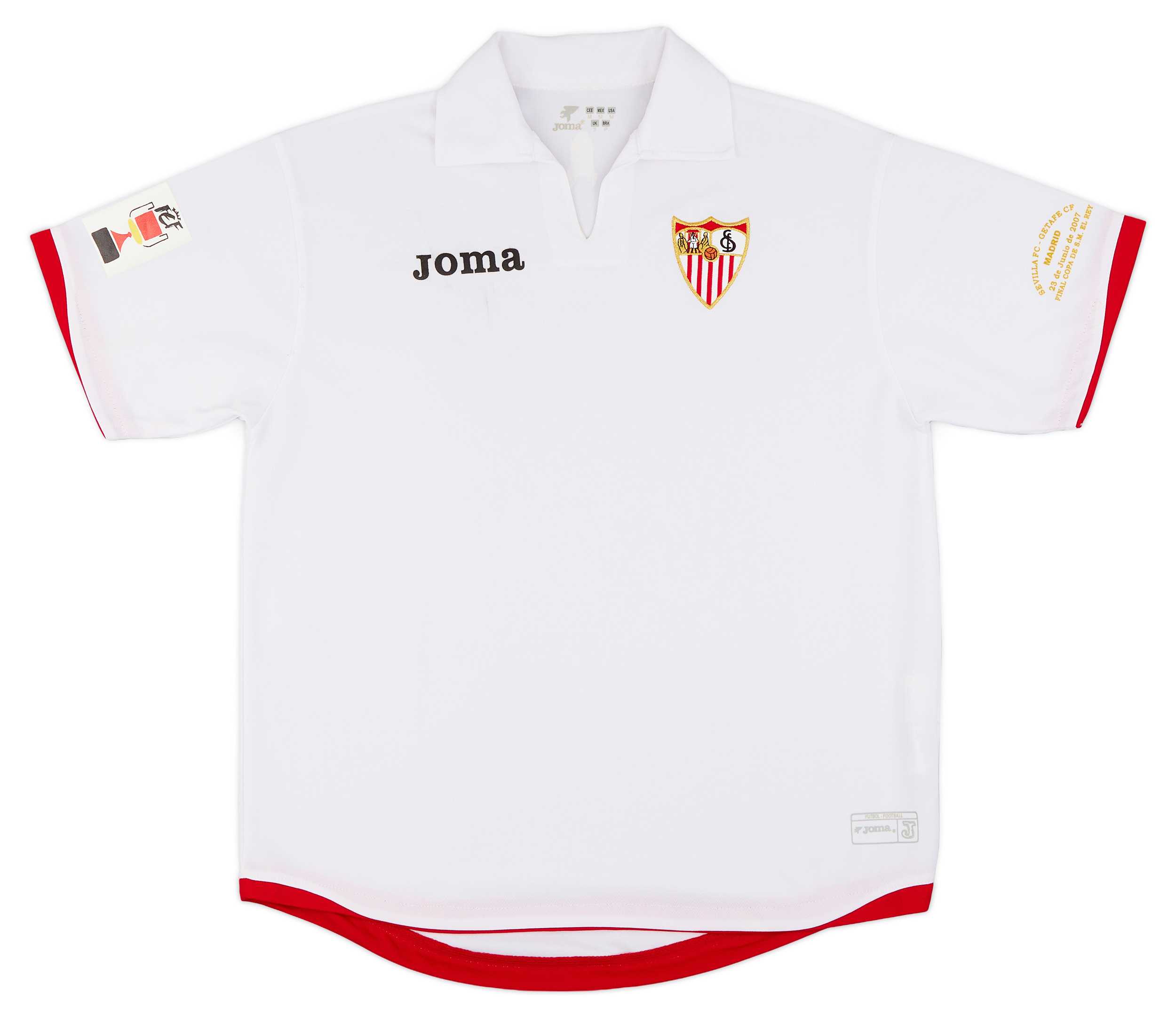 2007 Sevilla 'Copa del Rey Final' Shirt - 6/10 - ()