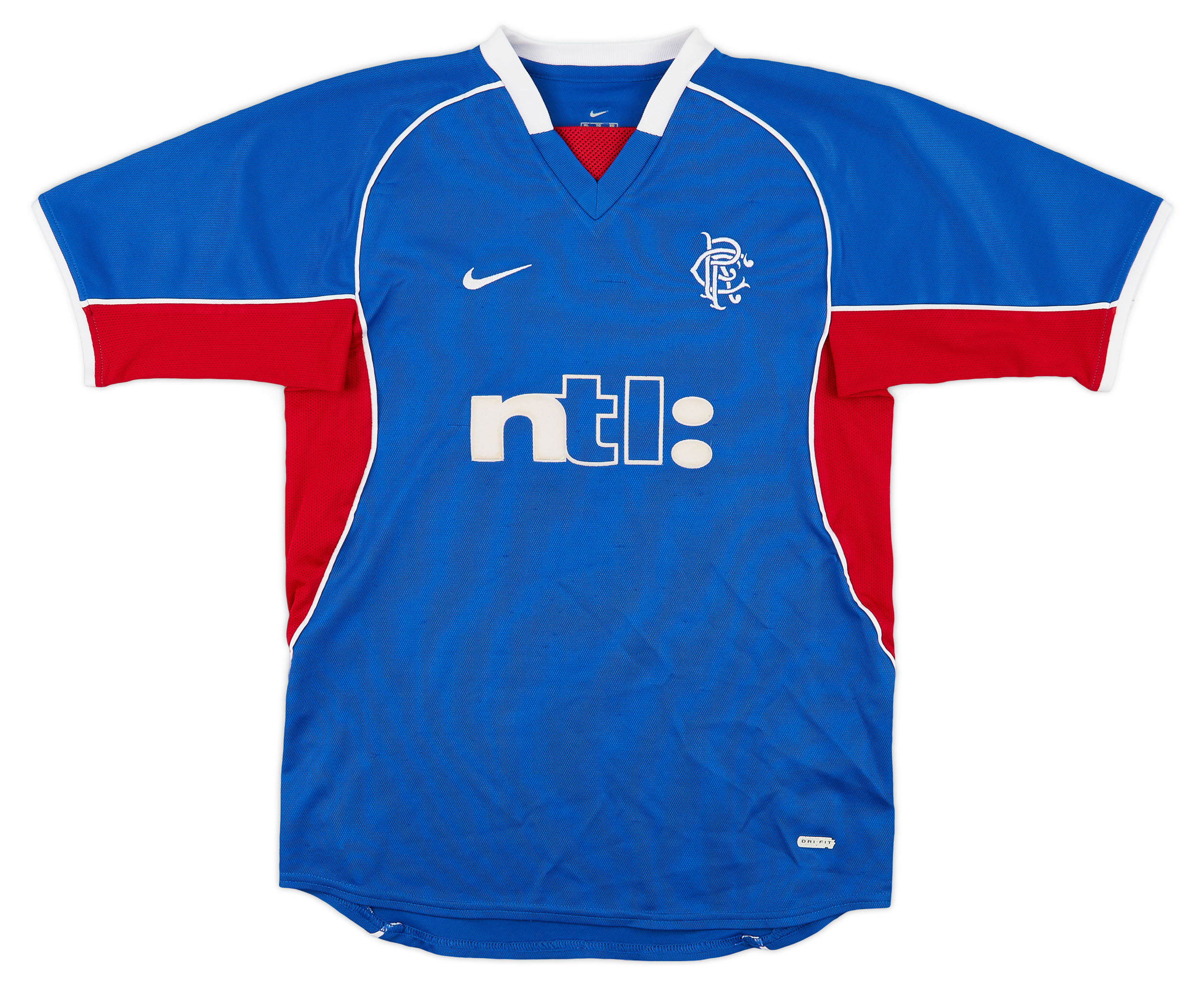 2001-02 Rangers Home Shirt - 5/10 - (XL.Boys)