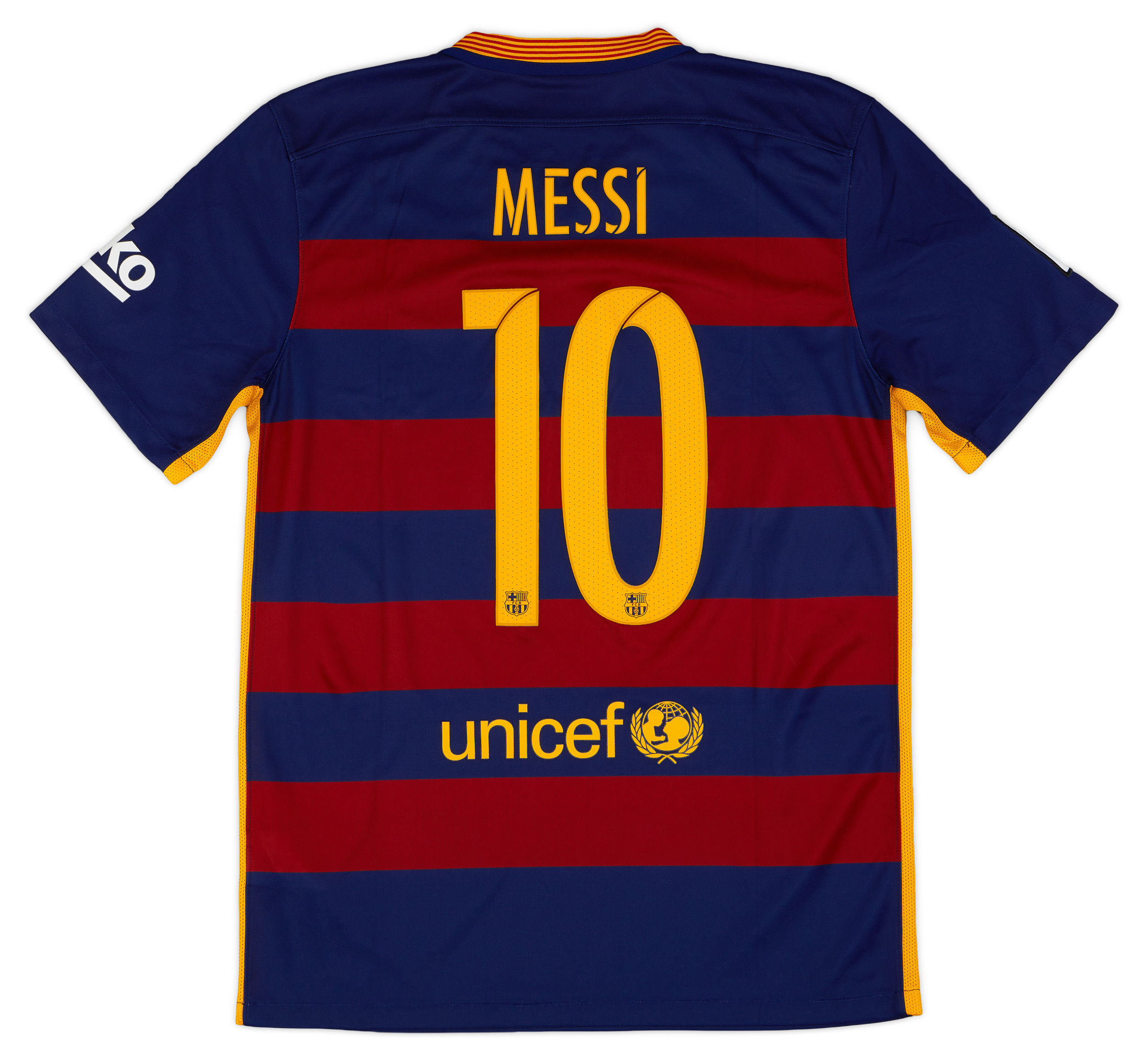 2015-16 Barcelona Home Shirt Messi #10 - Mint 10/10 - (M)