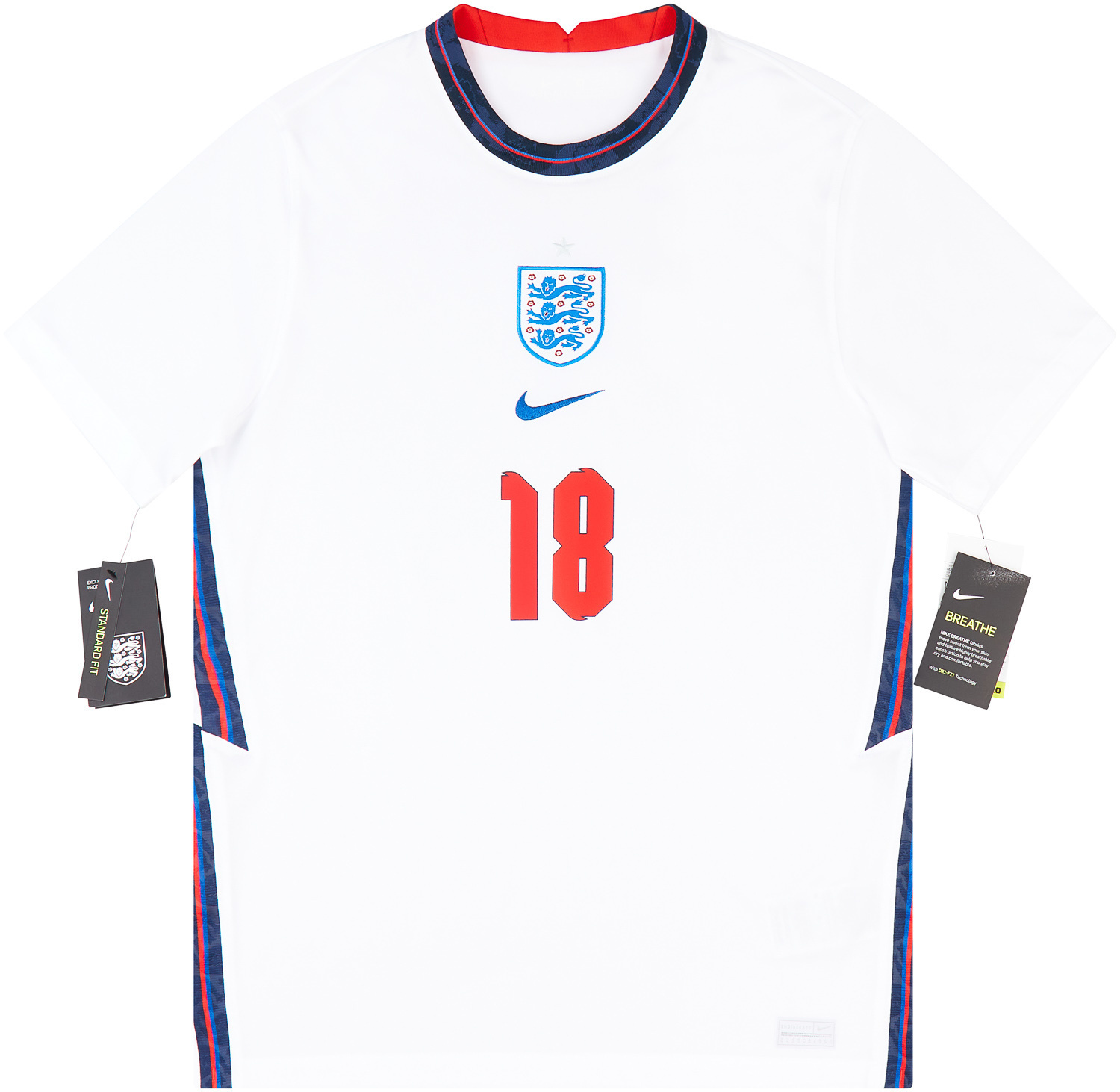 2020-2021 England Home Nike Football Shirt (Kids) (Saka 25)