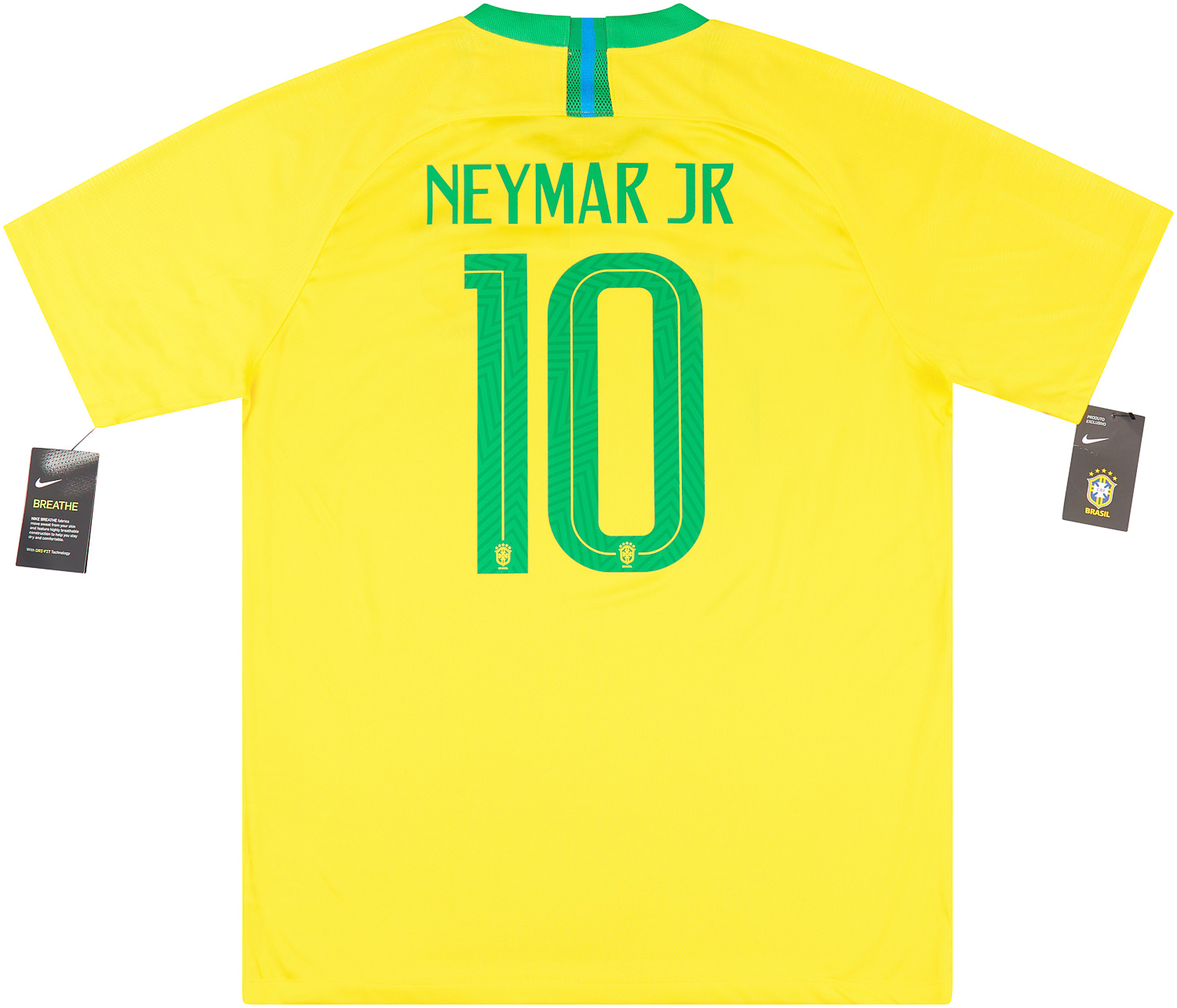 2022/23 Brazil Home Jersey #10 Neymar Jr XL Nike World Cup Brasil NEW