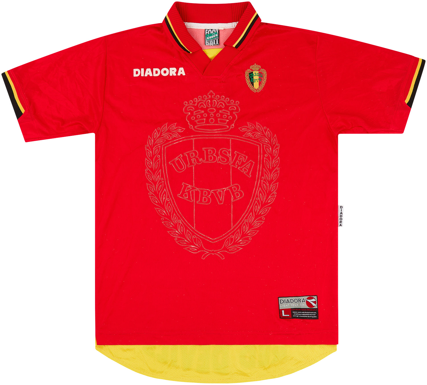 Belgium Home football shirt 1992 - 1994.