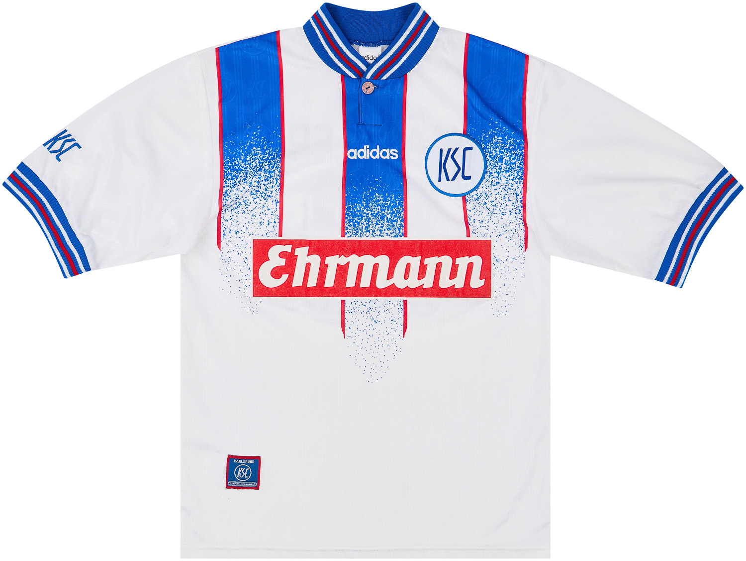 1996-98 Karlsruhe Home Shirt Hässler #10 (Excellent) S